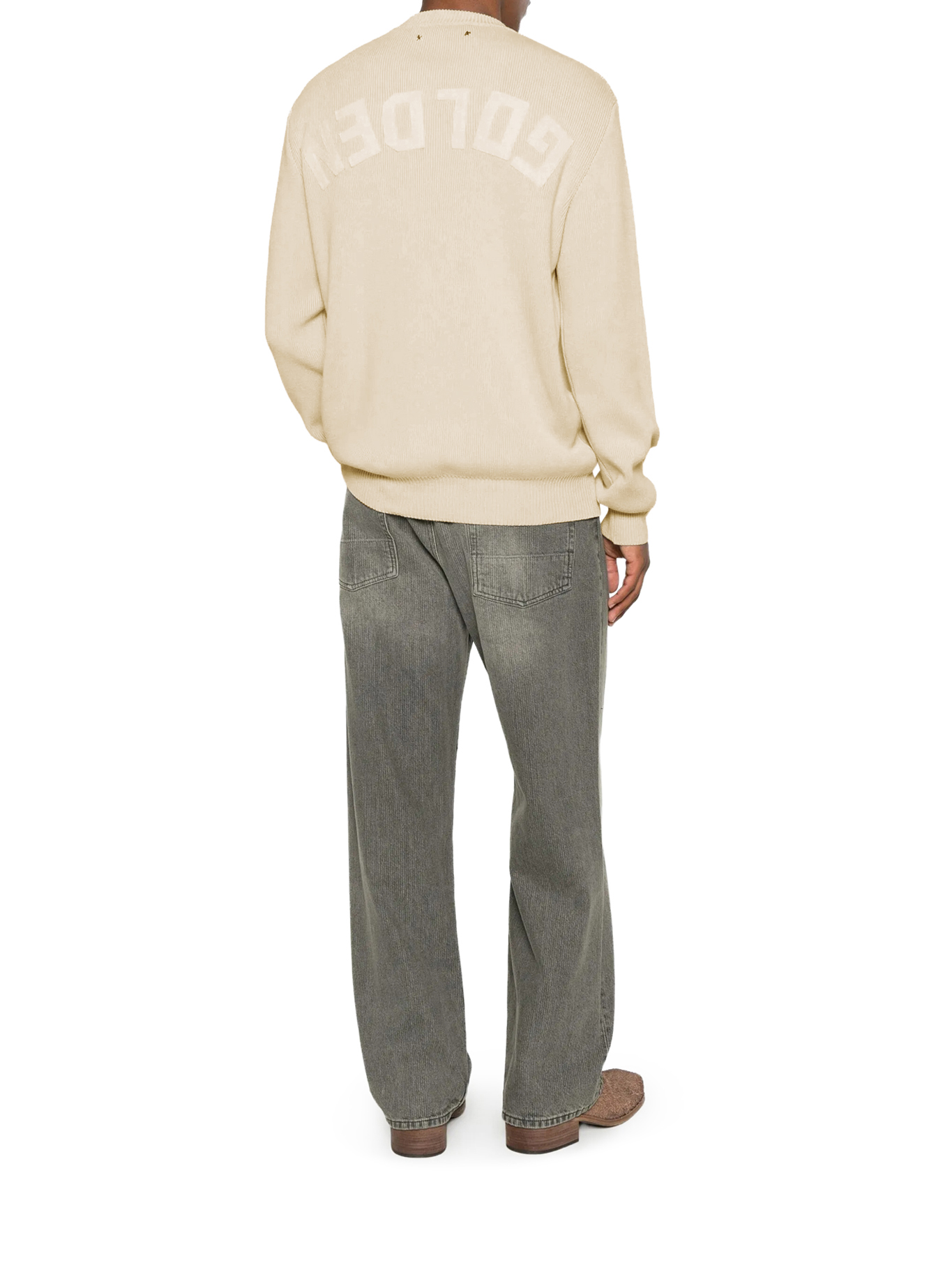 CREW NECK COTTON SWEATER GMP00841P00197255550 (Golden Goose / ニット・セーター・カーディガン ) | Golden Goose (ゴールデングース)(2)