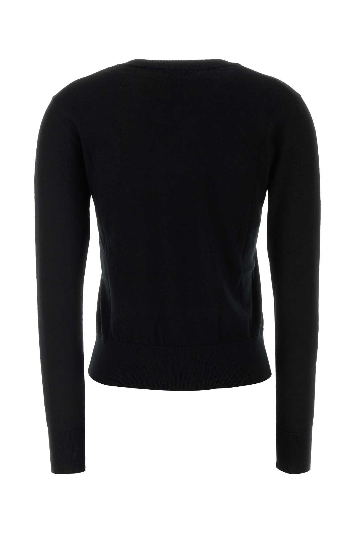 Black polyester blend sweater LV044D370GUB1 (Calvin Klein / ニット・セーター・カーディガン ) | Calvin Klein (カルバン・クライン)(1)