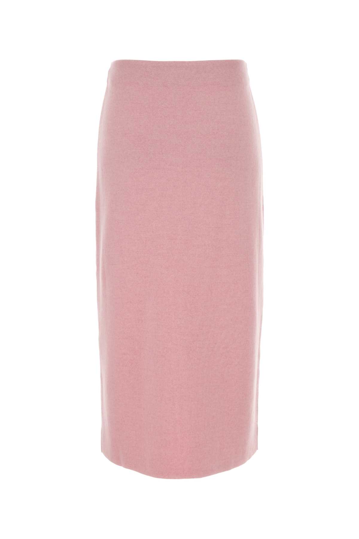 Pink wool blend skirt 18079727K727596 (KHAITE / スカート ) | KHAITE (ケイト)(1)