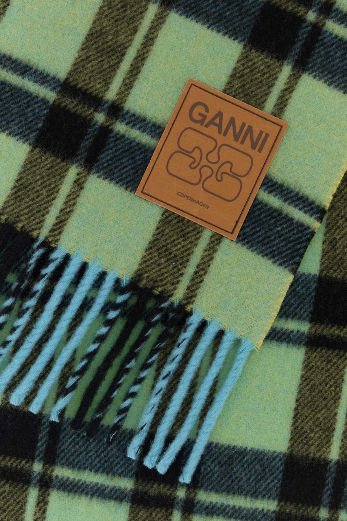 Embroidered wool scarf A6935301 (GANNI / スカーフ・マフラー ) | GANNI (ガニー)(1)