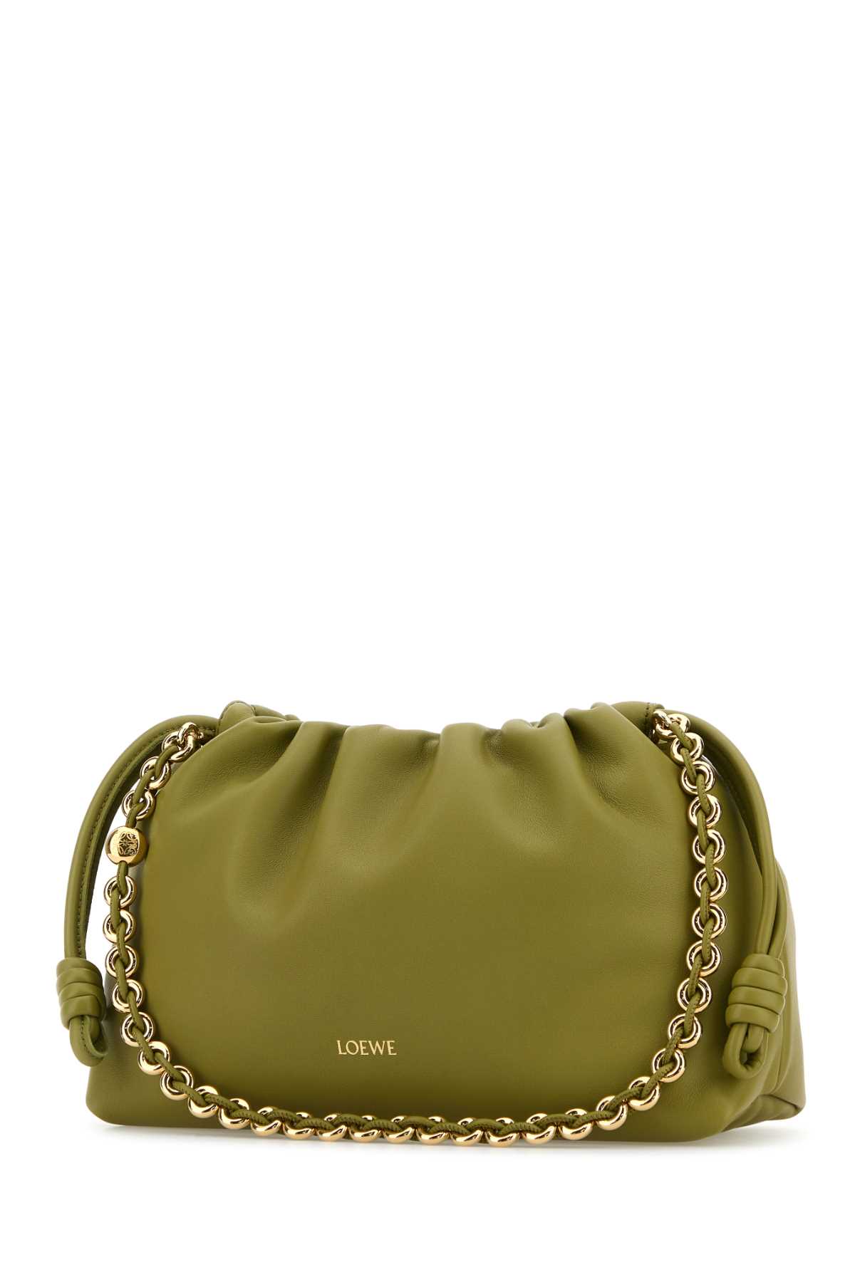 Sage green nappa leather medium Flamenco clutch A411FCRX75LIGHTMOSS (LOEWE / ハンドバッグ・ショルダーバッグ ) | LOEWE (ロエベ)(1)