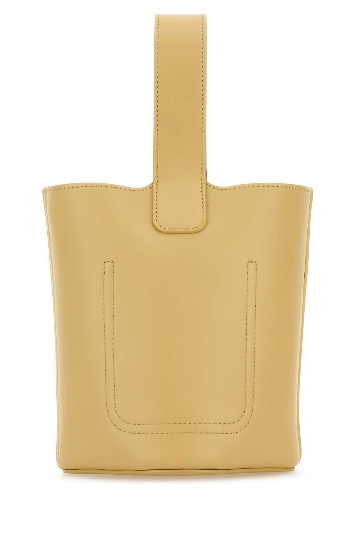 Yellow leather mini Pebble bucket bag AANBBBMX01DARKBUTTER (LOEWE / ハンドバッグ・ショルダーバッグ ) | LOEWE (ロエベ)(2)