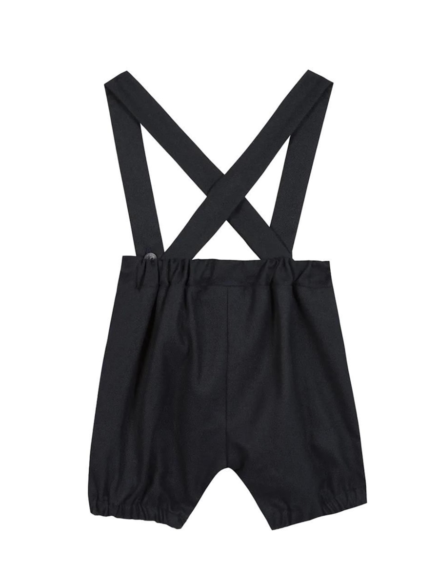 PANTS WITH SUSPENDERS CB22011B04 (Tartine et Chocolat / パンツ ) | Tartine et Chocolat (タルティーヌ エ ショコラ)