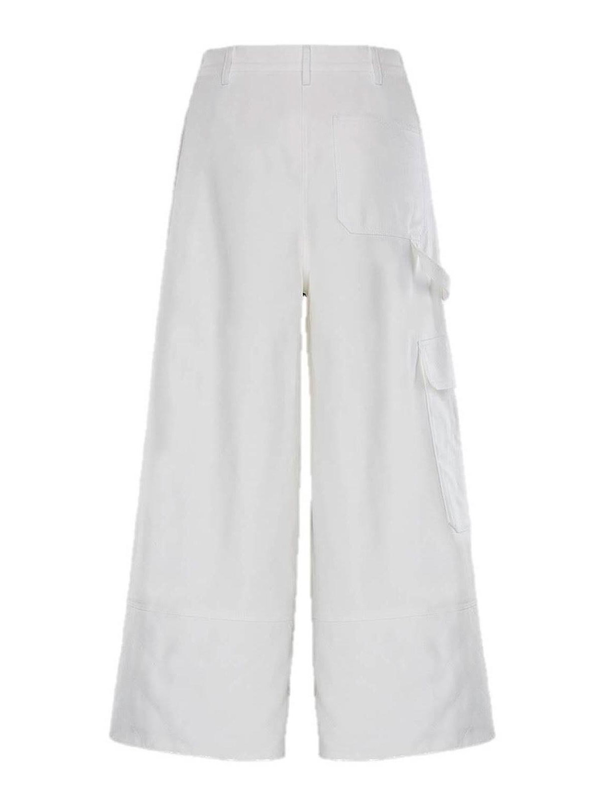 Cropped wide leg trousers. 1648600M54A3J001 (Moncler / パンツ ) | Moncler (モンクレール)(1)