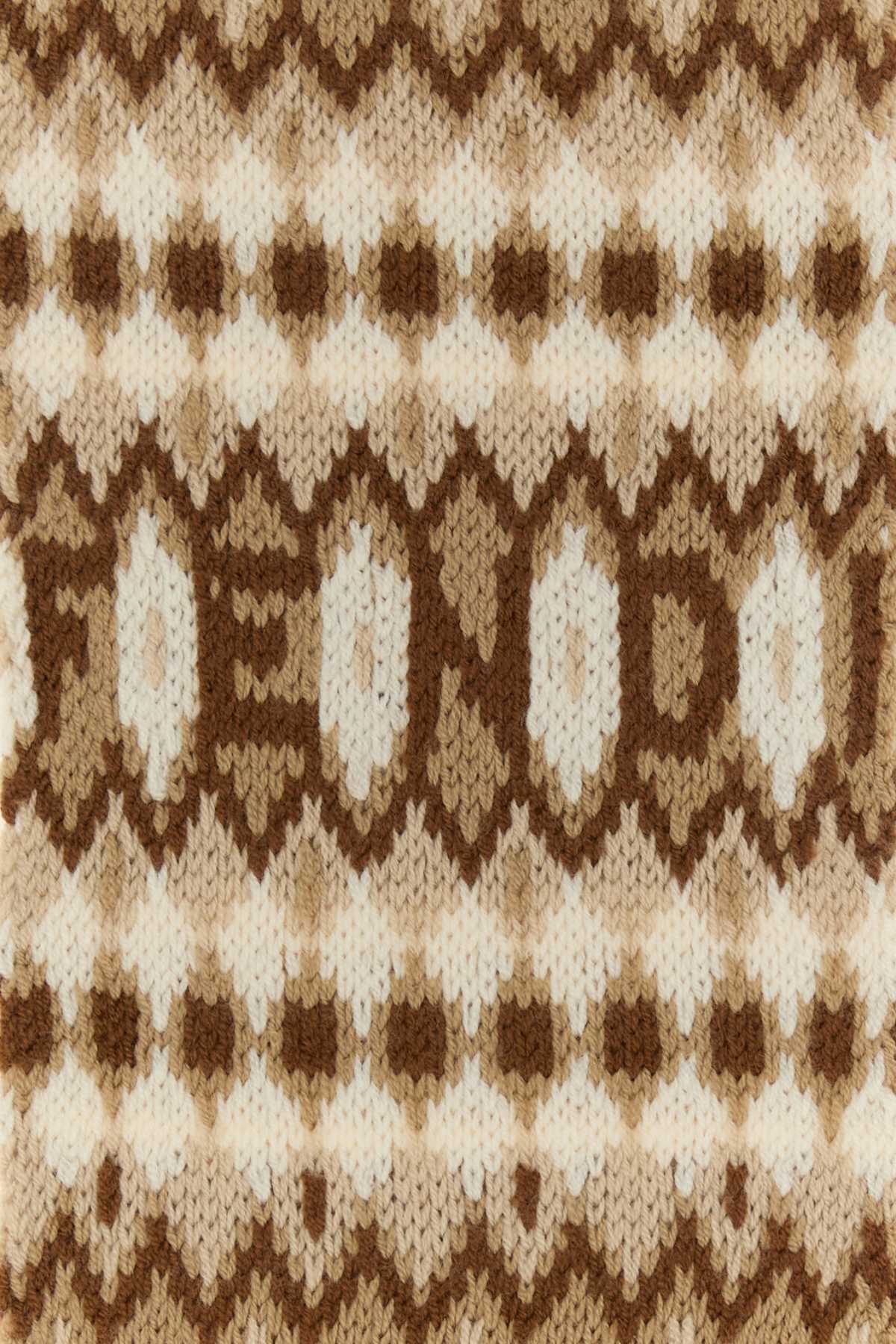 Embroidered wool blend scarf FXT468AVP8F0QB8 (FENDI / スカーフ・マフラー ) | FENDI (フェンディ)(2)