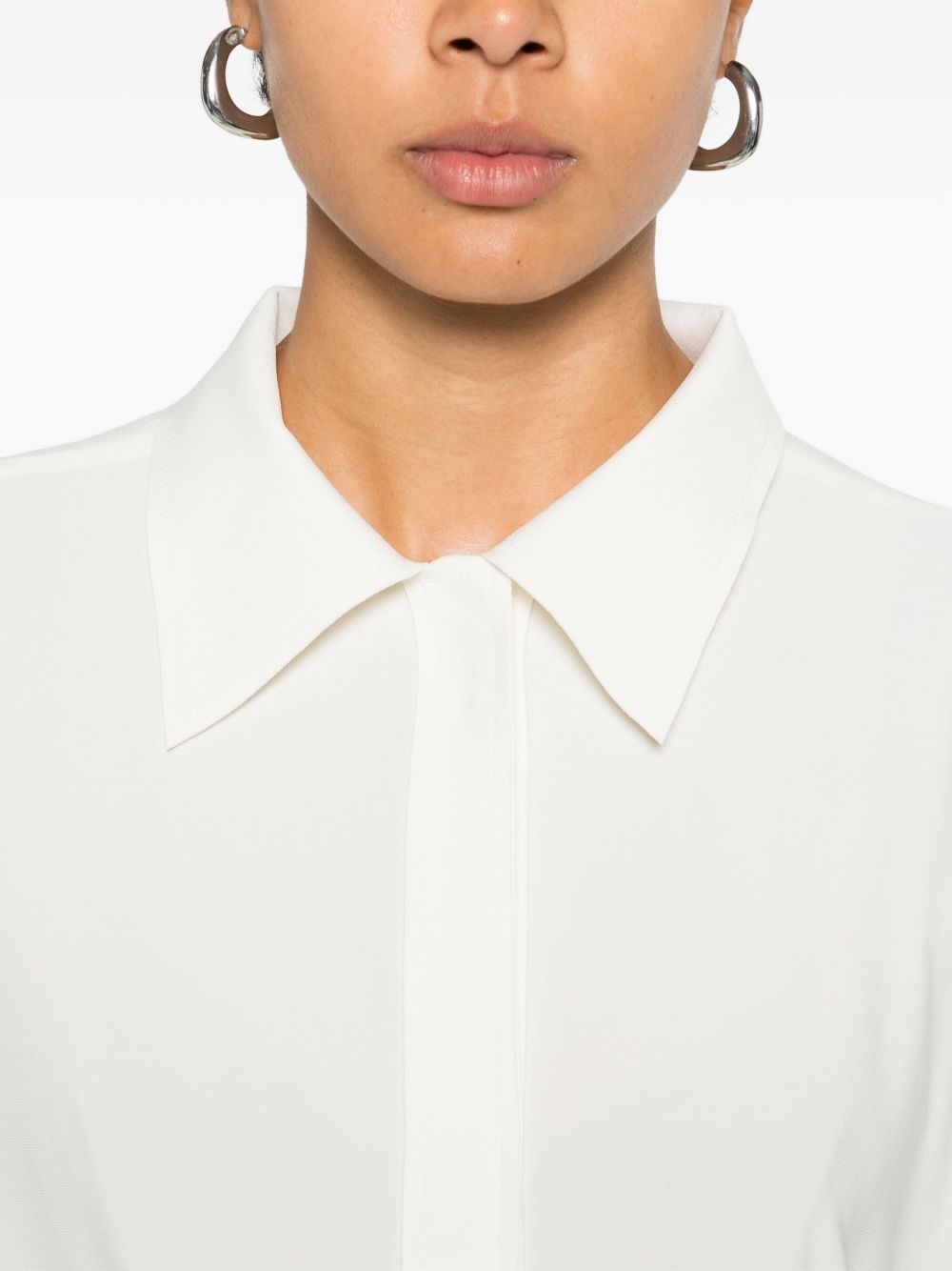Norma Kamali Shirts White KK1296PL031037 (NORMA KAMALI / シャツ・ブラウス ) | NORMA KAMALI (ノーマカマリ)(1)