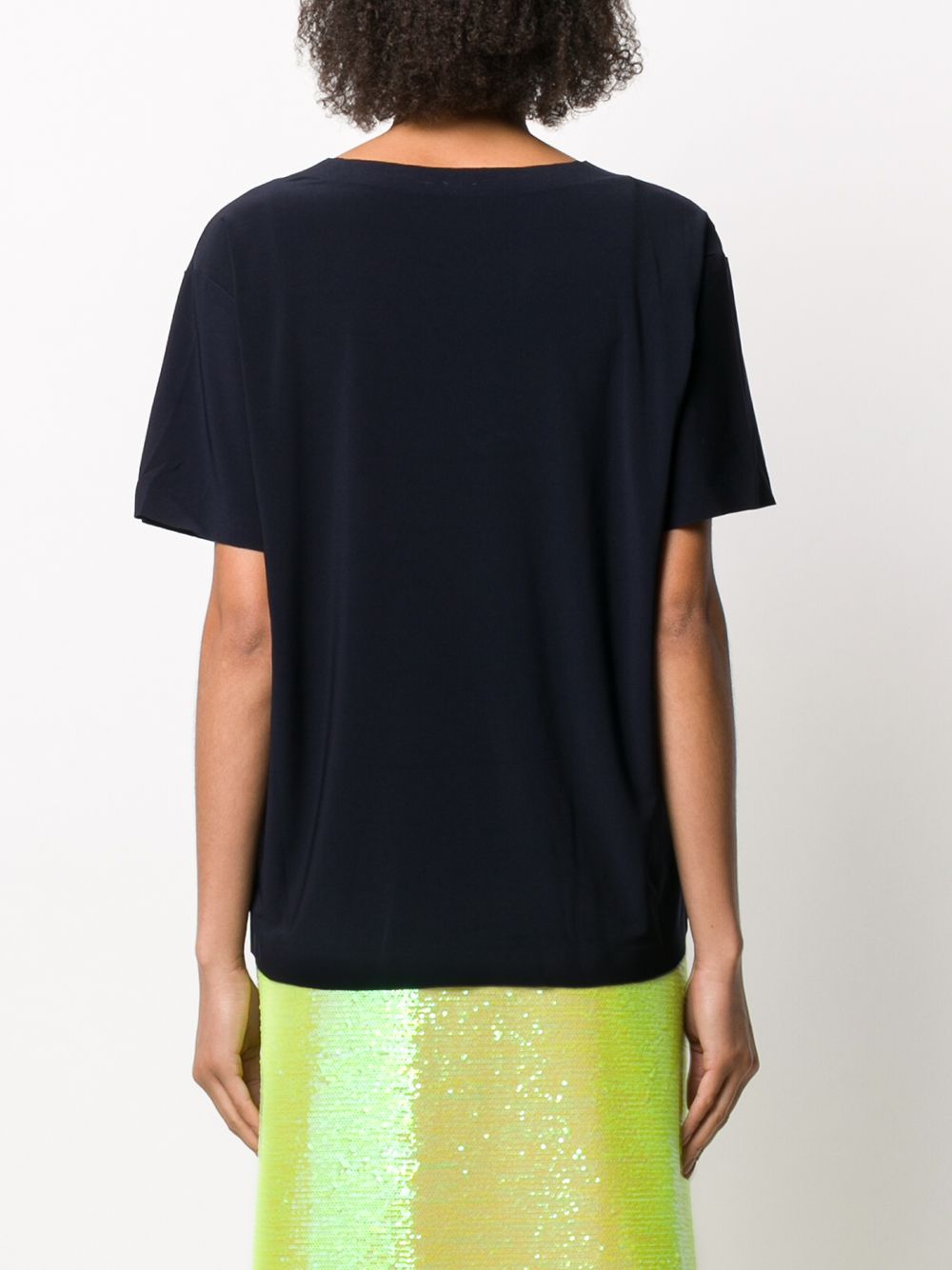 Norma Kamali T-shirts and Polos Blue KK4266PL104012 (NORMA KAMALI / Tシャツ・カットソー ) | NORMA KAMALI (ノーマカマリ)(2)