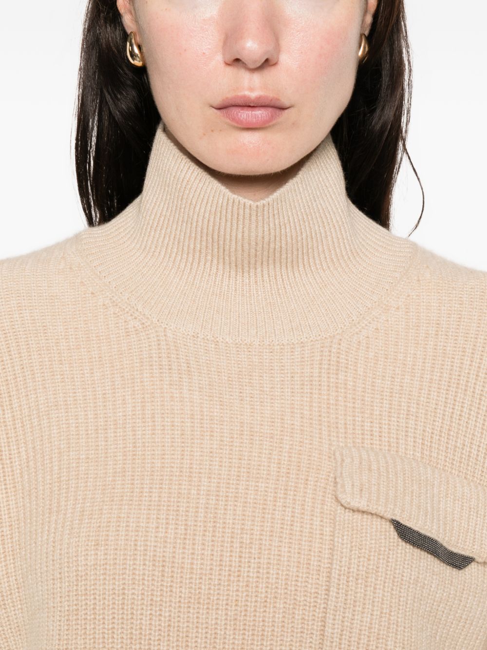 Brunello Cucinelli Sweaters Beige M12721704PC057 (Brunello Cucinelli / ニット・セーター・カーディガン ) | Brunello Cucinelli (ブルネロ・クチネリ)(1)