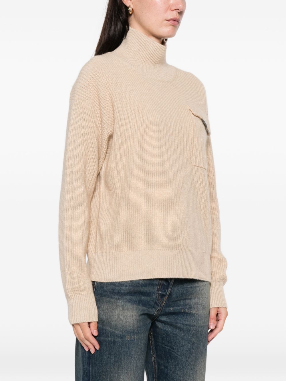 Brunello Cucinelli Sweaters Beige M12721704PC057 (Brunello Cucinelli / ニット・セーター・カーディガン ) | Brunello Cucinelli (ブルネロ・クチネリ)(2)