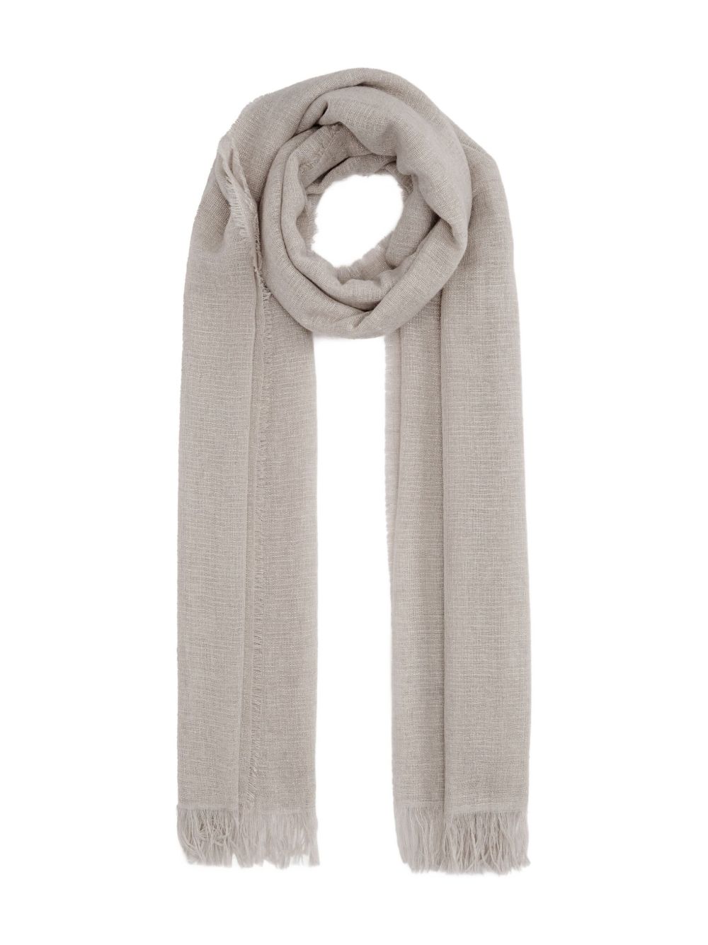 Fabiana Filippi Scarfs Light Grey SAD215A881L8018196 (FABIANA FILIPPI / スカーフ・マフラー ) | FABIANA FILIPPI (ファビアナフィリッピ)