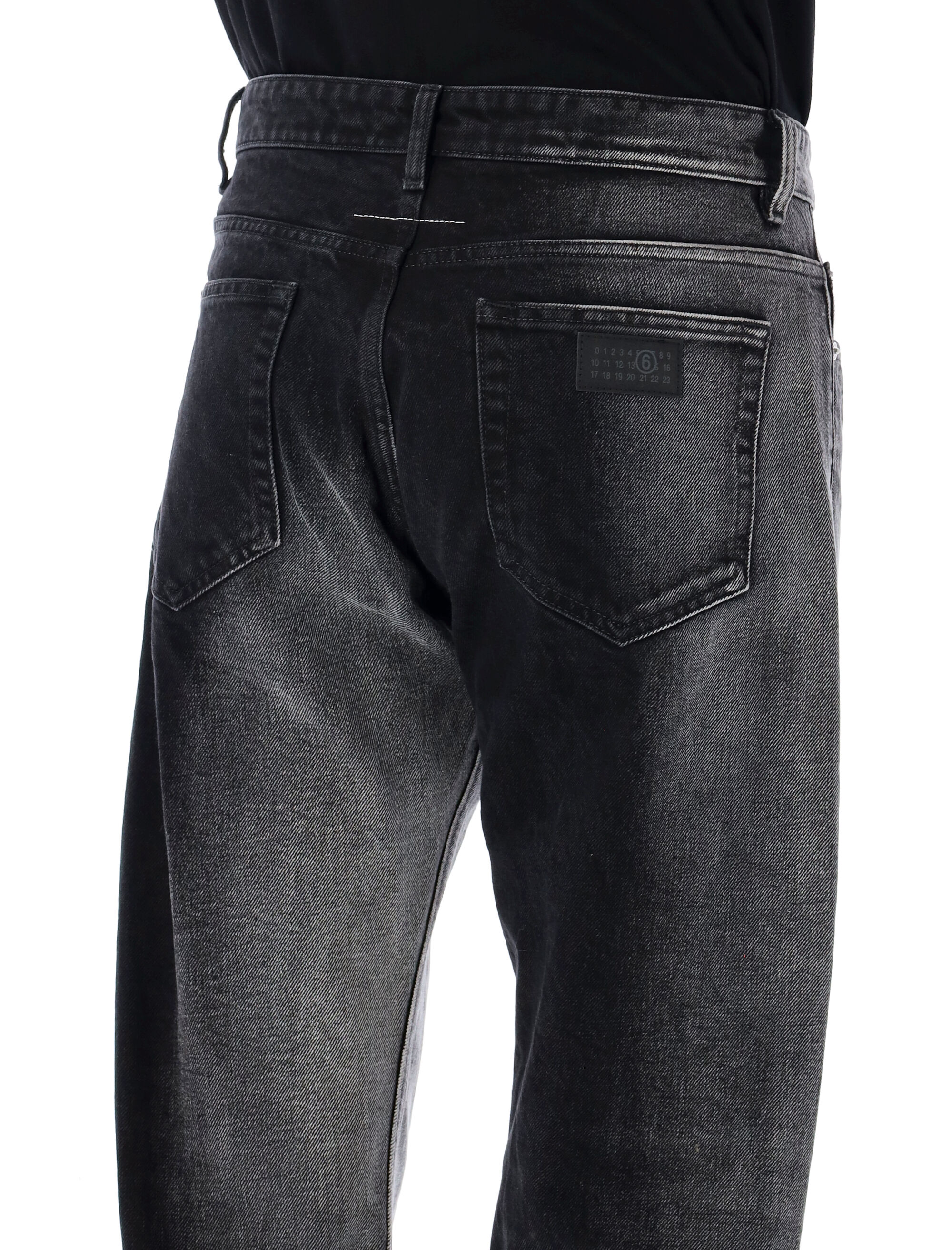 MM6 Maison Margiela Jeans Black SH2LA0037S30743971 (MM6 Maison Margiela / ジーンズ ) | MM6 Maison Margiela (エムエムシックス)(2)