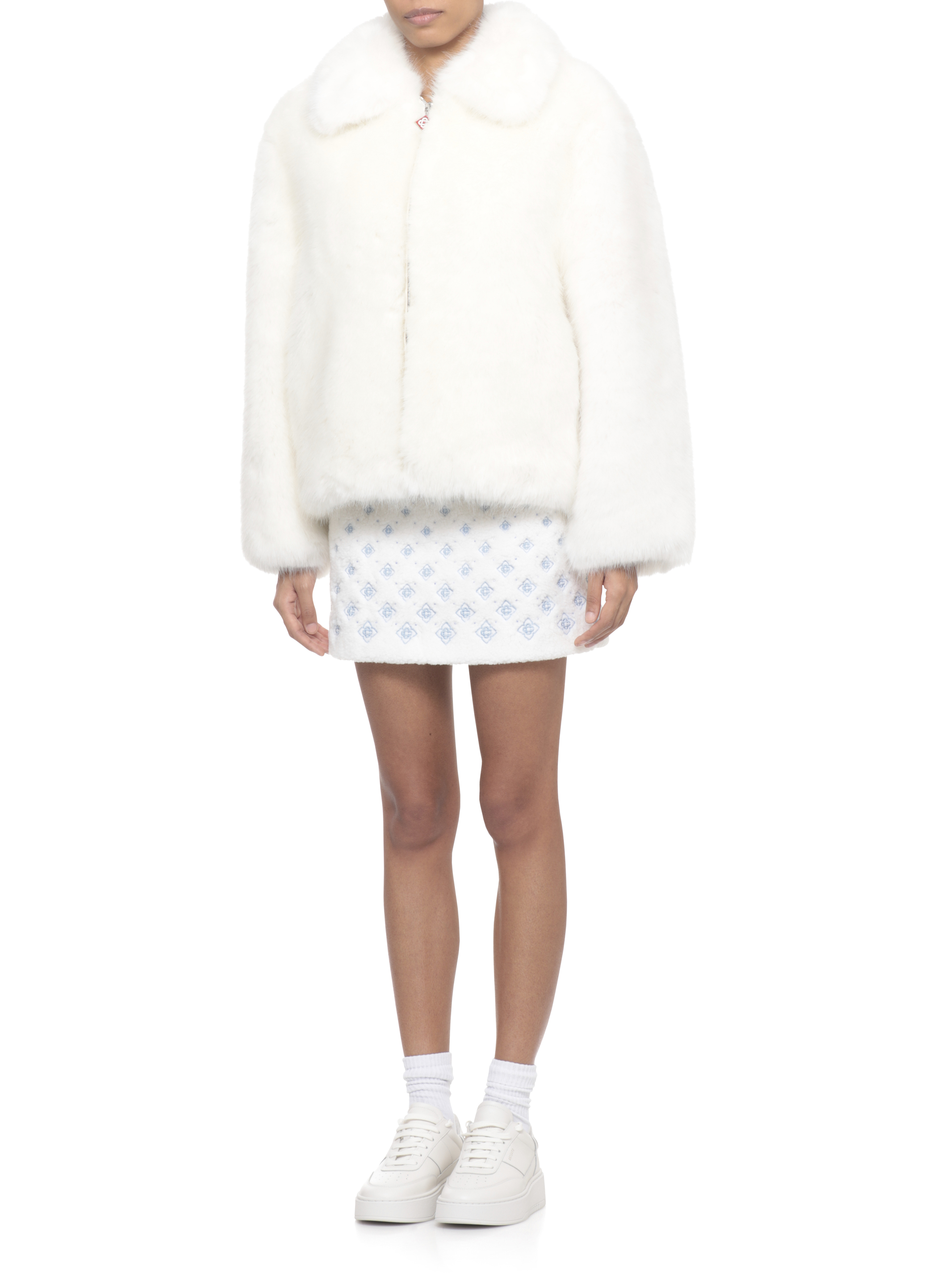 Casablanca Coats White WAW25OT21301WHITE (Casablanca / レザー&ファージャケット・コート ) | Casablanca (カサブランカ)(1)