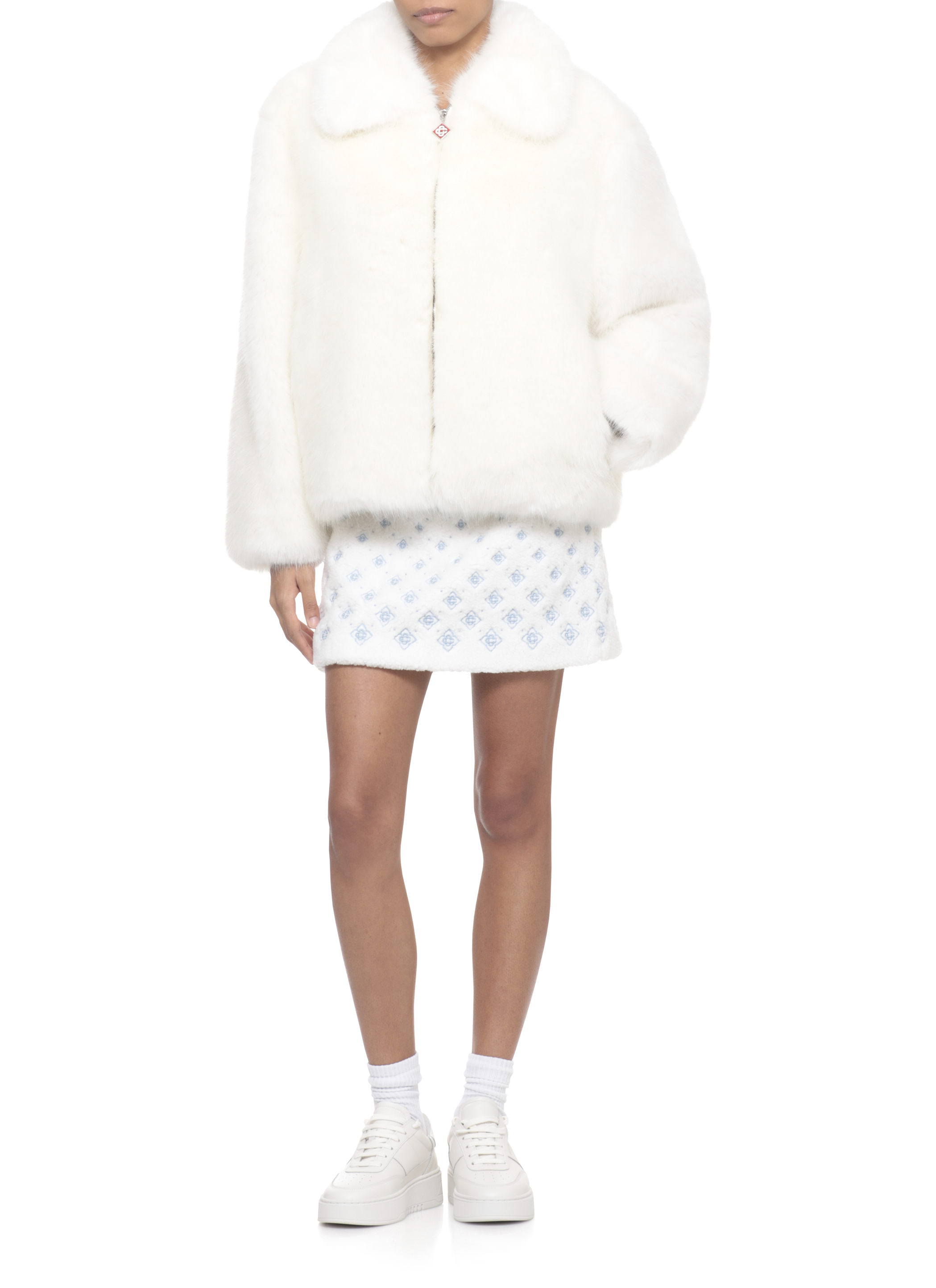 Casablanca Coats White WAW25OT21301WHITE (Casablanca / レザー&ファージャケット・コート ) | Casablanca (カサブランカ)(4)