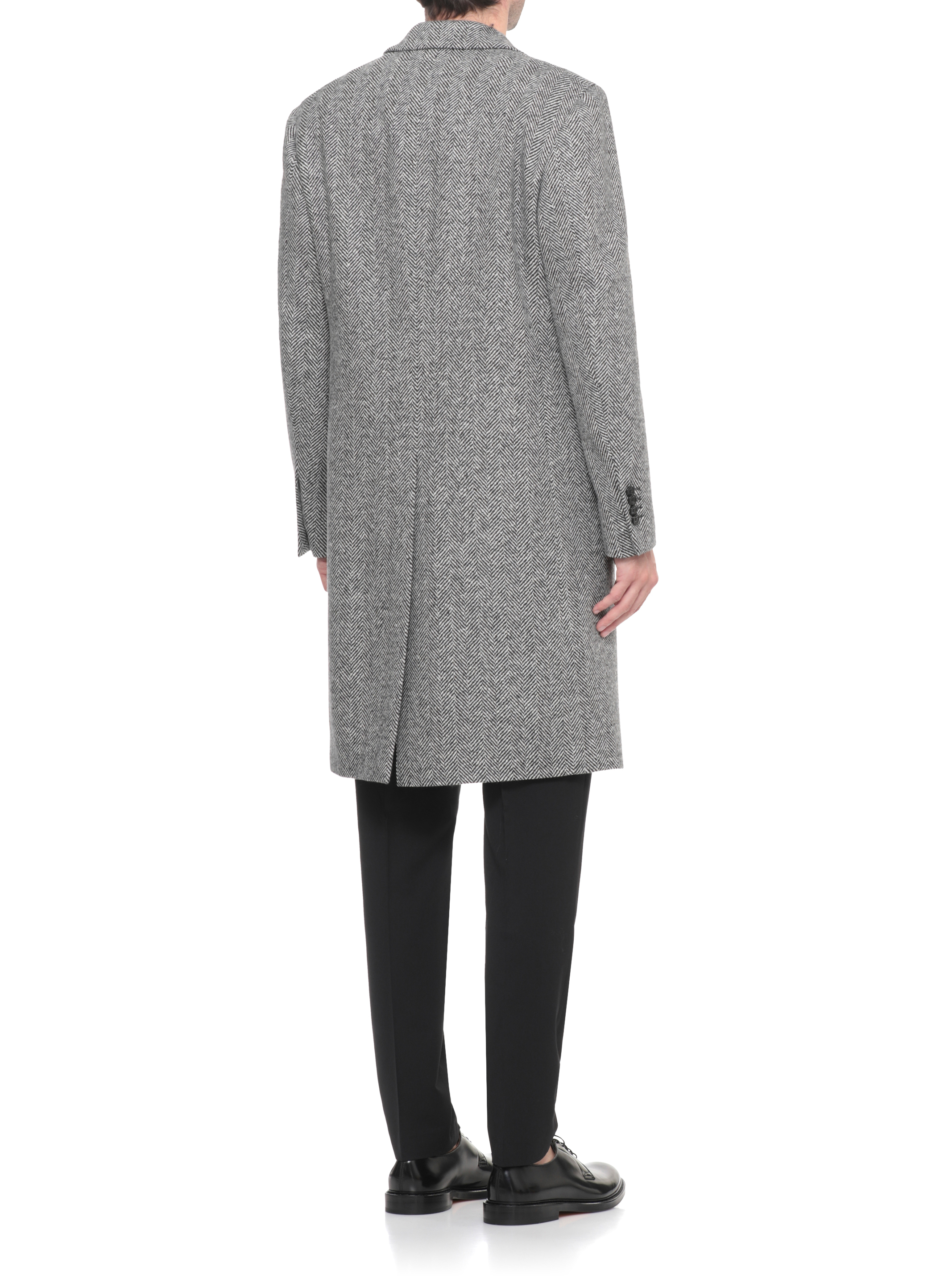 Lardini Coats Black CN23698EAAC65616170NE (LARDINI / コート ) | LARDINI (ラルディーニ)(3)