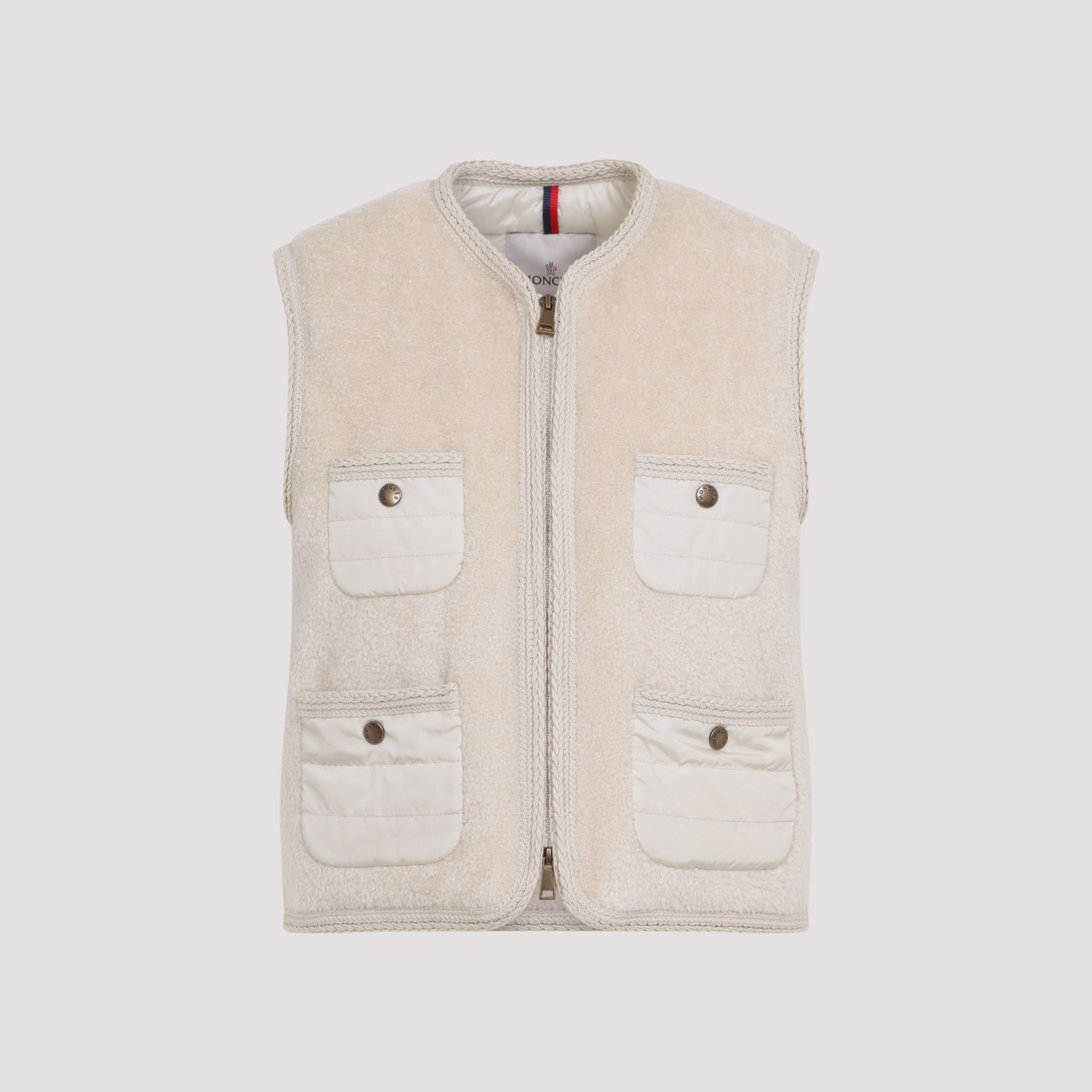 Sand teddy fabric Mimosas sleeveless down jacket L10931A0006689AOF050 (Moncler / ベスト ) | Moncler (モンクレール)(5)