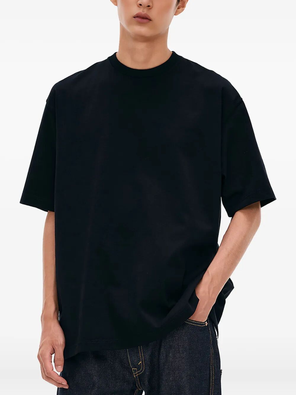 COTTON T-SHIRT WPT0060511BLACK (JUNYA WATANABE / Tシャツ・カットソー ) | JUNYA WATANABE (ジュンヤ ワタナベ)(1)