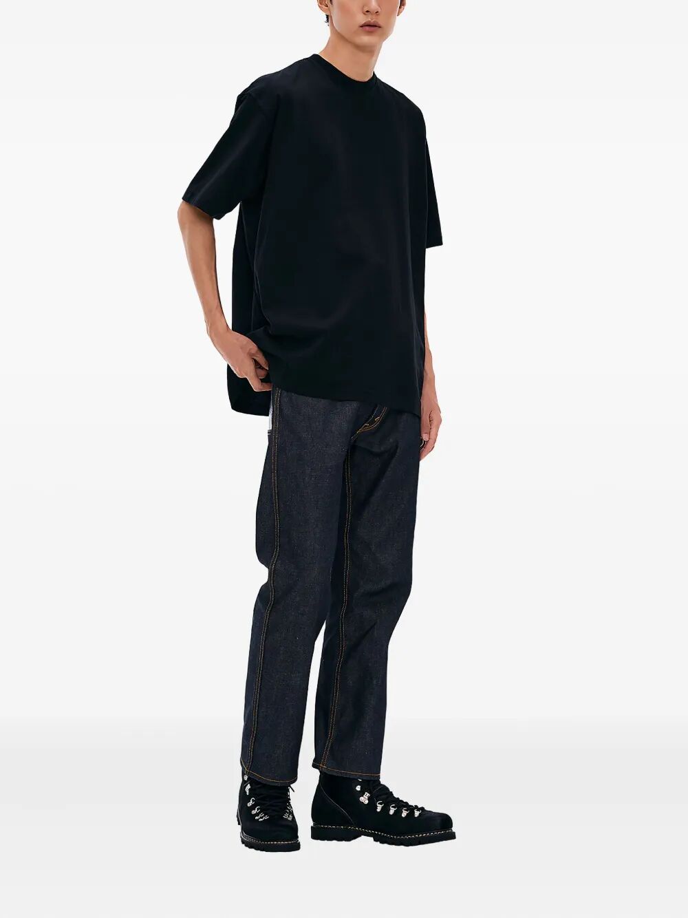 COTTON T-SHIRT WPT0060511BLACK (JUNYA WATANABE / Tシャツ・カットソー ) | JUNYA WATANABE (ジュンヤ ワタナベ)(2)