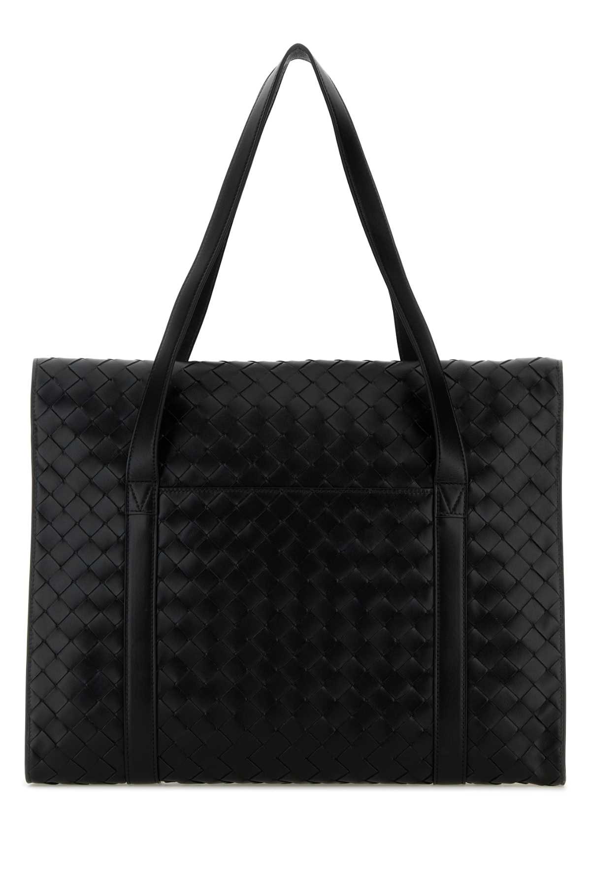 Black leather Avenue shopping bag 795102V2HL18803 (Bottega Veneta / ハンドバッグ・ショルダーバッグ ) | Bottega Veneta (ボッテガ・ヴェネタ)(2)