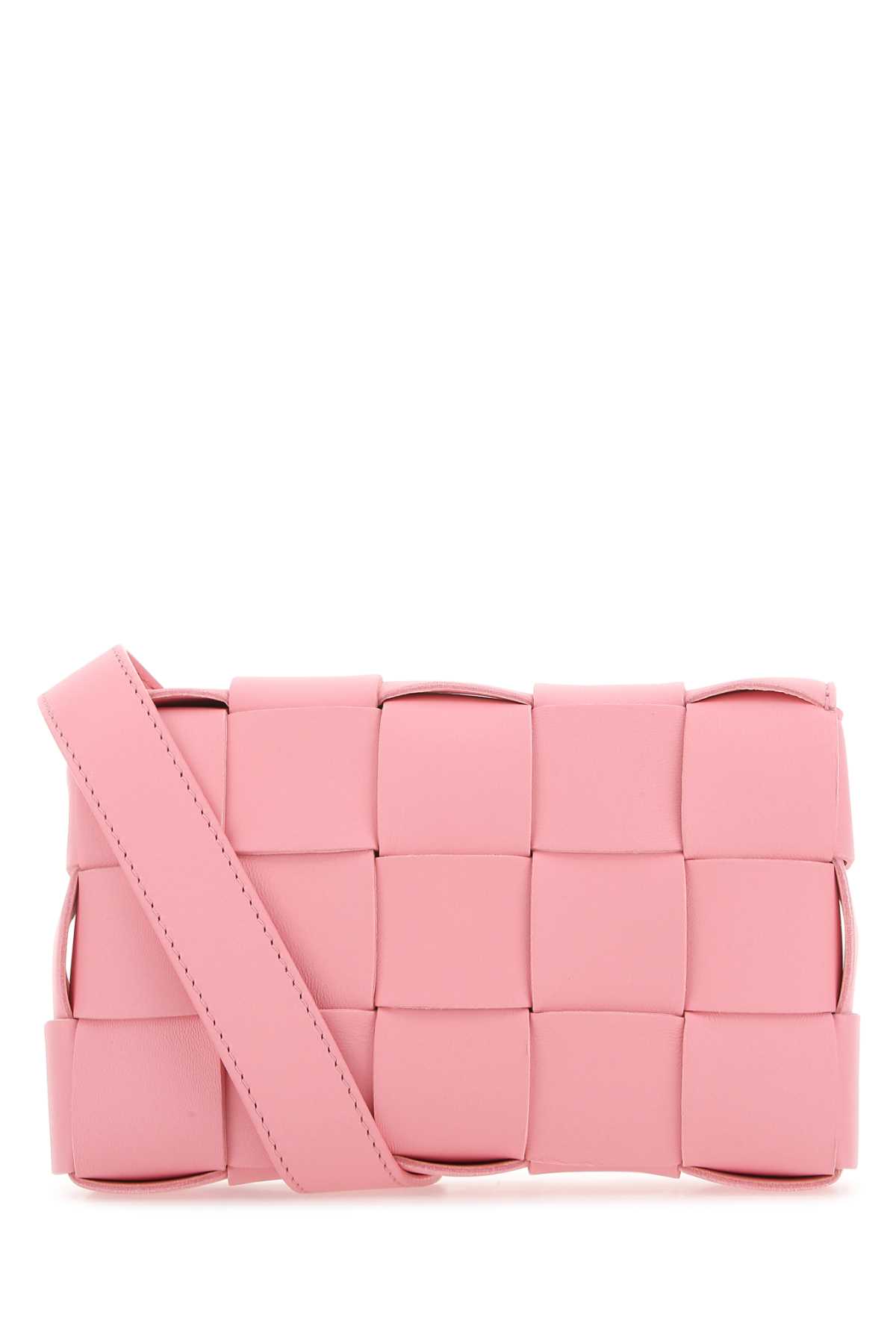 Pink leather small Cassette crossbody bag 730848VMAY15832 (Bottega Veneta / ハンドバッグ・ショルダーバッグ ) | Bottega Veneta (ボッテガ・ヴェネタ)(2)