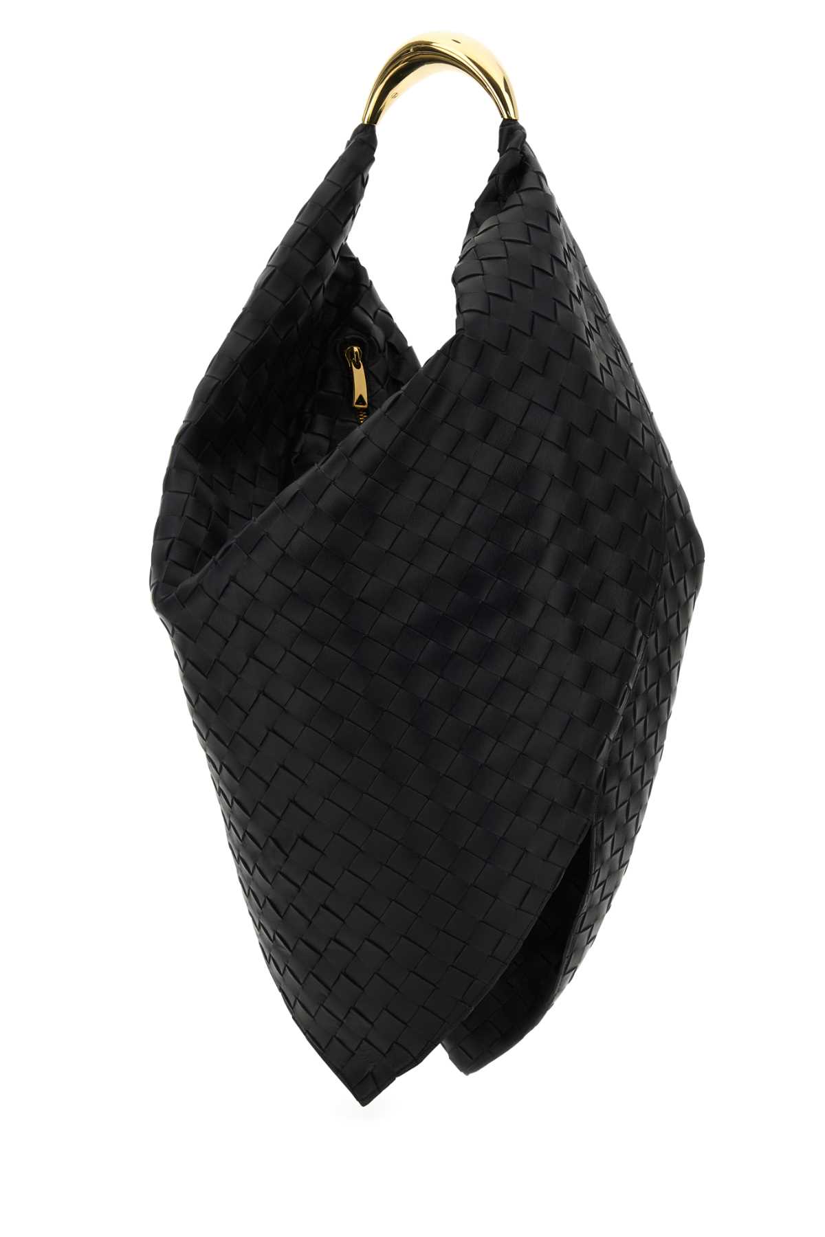 Black leather Foulard shoulder bag 743562V2YZ01019 (Bottega Veneta / ハンドバッグ・ショルダーバッグ ) | Bottega Veneta (ボッテガ・ヴェネタ)(1)