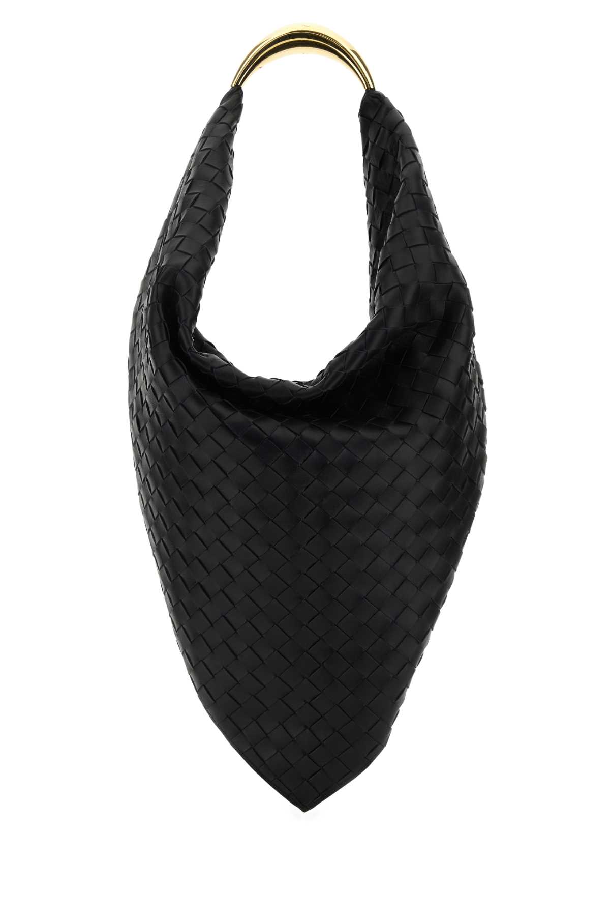 Black leather Foulard shoulder bag 743562V2YZ01019 (Bottega Veneta / ハンドバッグ・ショルダーバッグ ) | Bottega Veneta (ボッテガ・ヴェネタ)(2)