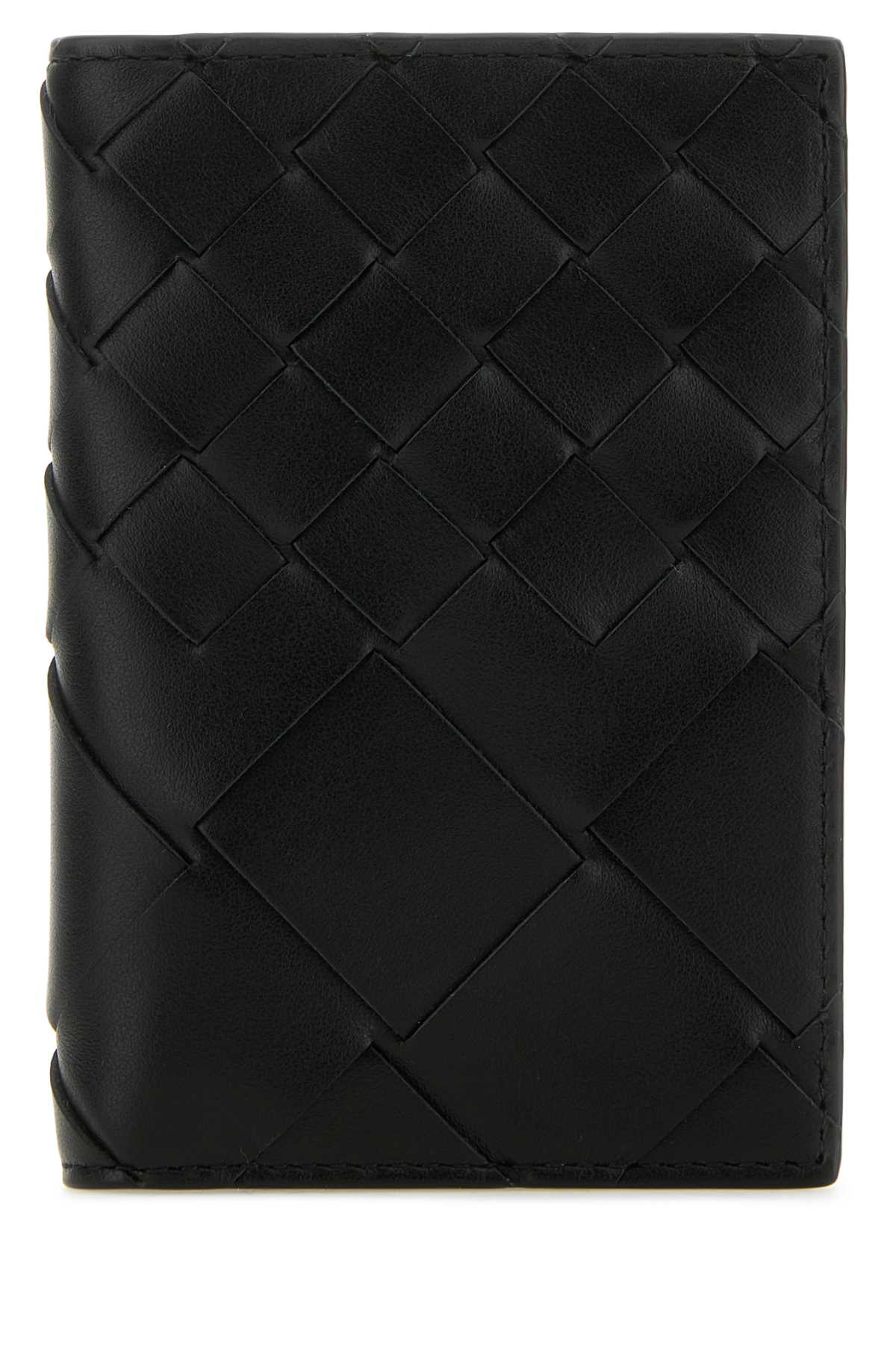 Black leather Intrecciato card holder 749441V3R528803 (Bottega Veneta / 財布・カードケース ) | Bottega Veneta (ボッテガ・ヴェネタ)