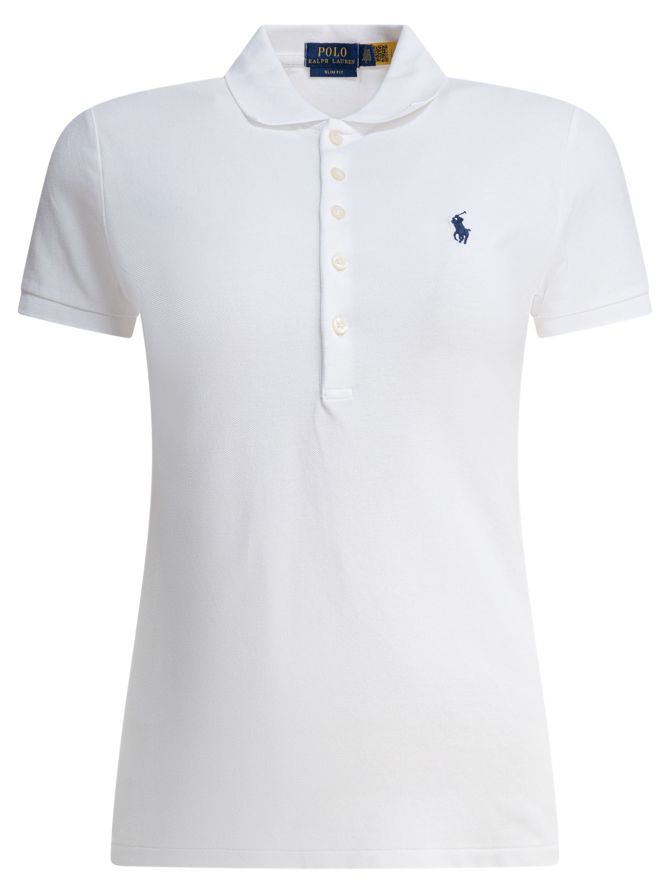 Cotton polo shirt with logo 211870245001WHITE (Polo Ralph Lauren / ポロシャツ ) | Polo Ralph Lauren (ポロ ラルフ ローレン)