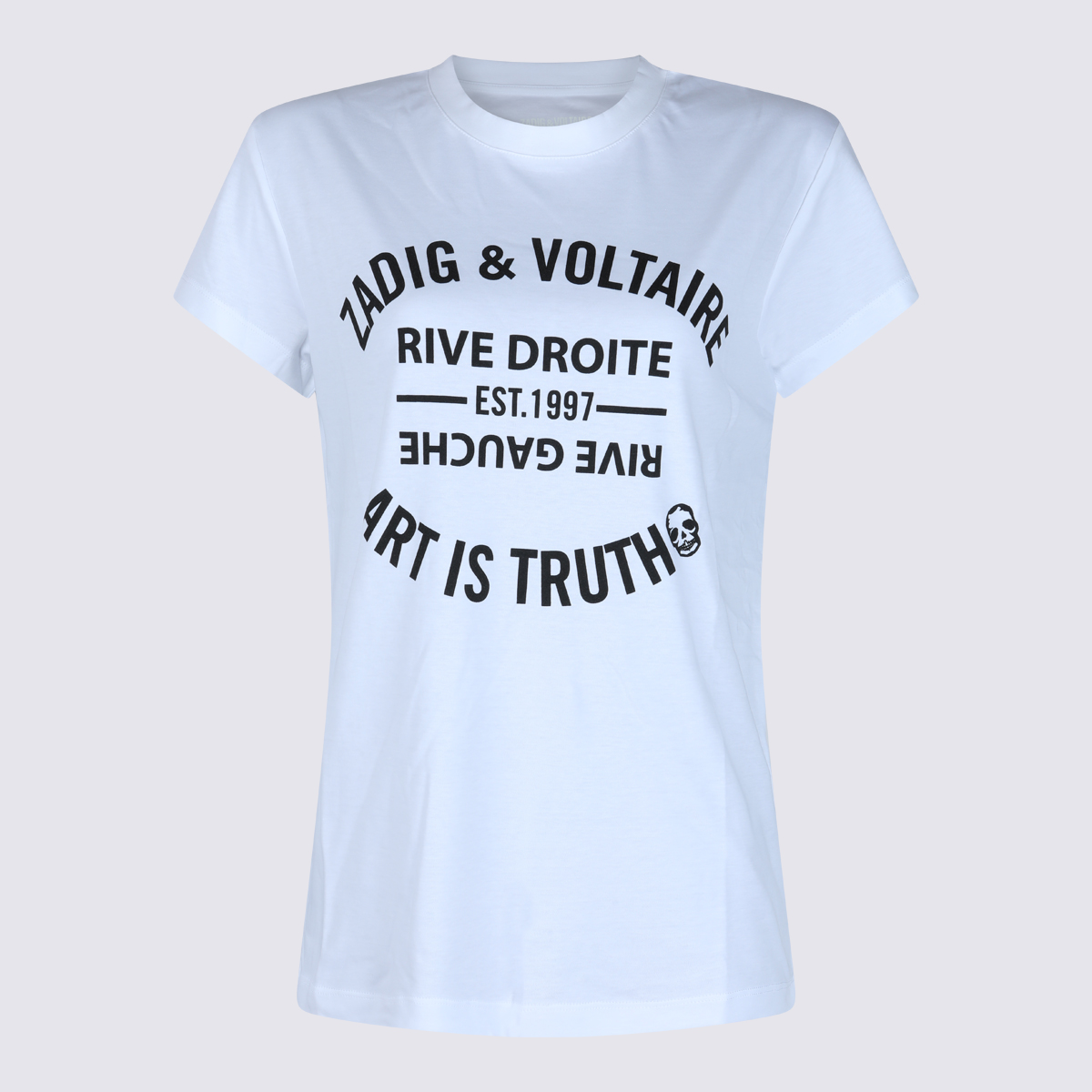 Zadig & Voltaire T-shirts and Polos White JWTS02769107 (ZADIG & VOLTAIRE / Tシャツ・カットソー ) | ZADIG & VOLTAIRE (ザディグ エ ヴォルテール)