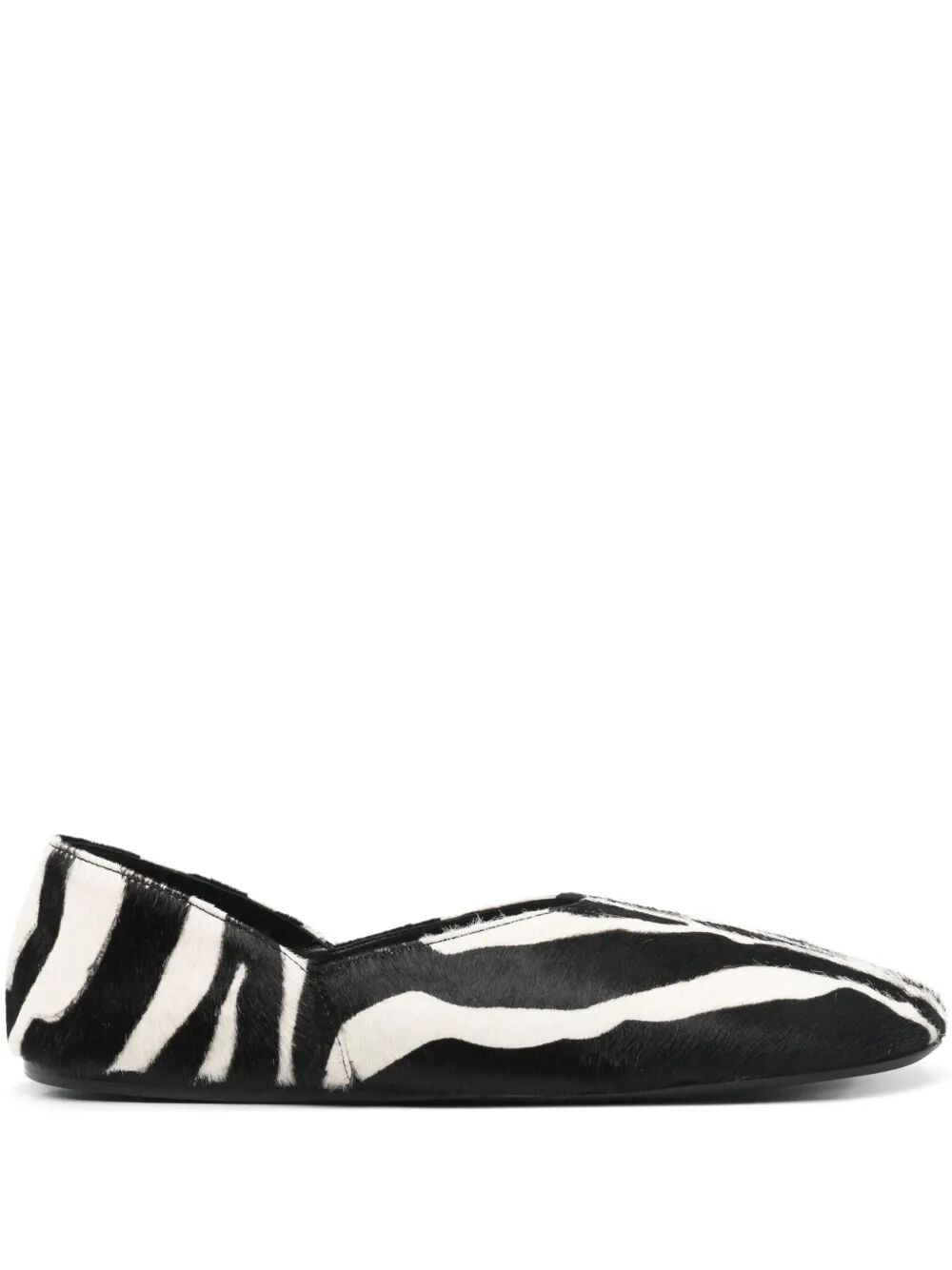 JANE ZEBRA PRINT HAIRCALF FLAT SLIPPERS F4058711294 (KHAITE / フラットシューズ ) | KHAITE (ケイト)