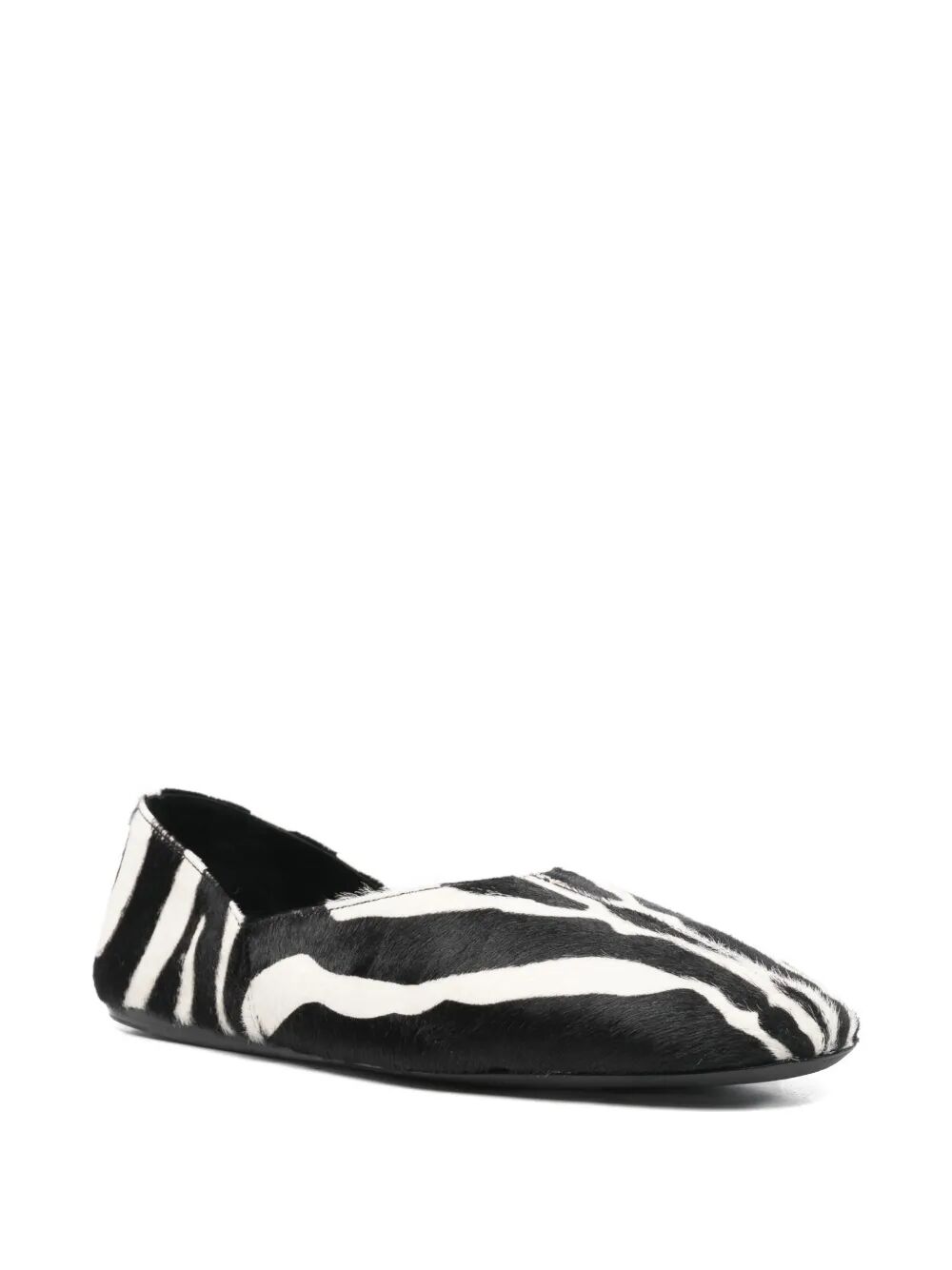 JANE ZEBRA PRINT HAIRCALF FLAT SLIPPERS F4058711294 (KHAITE / フラットシューズ ) | KHAITE (ケイト)(1)