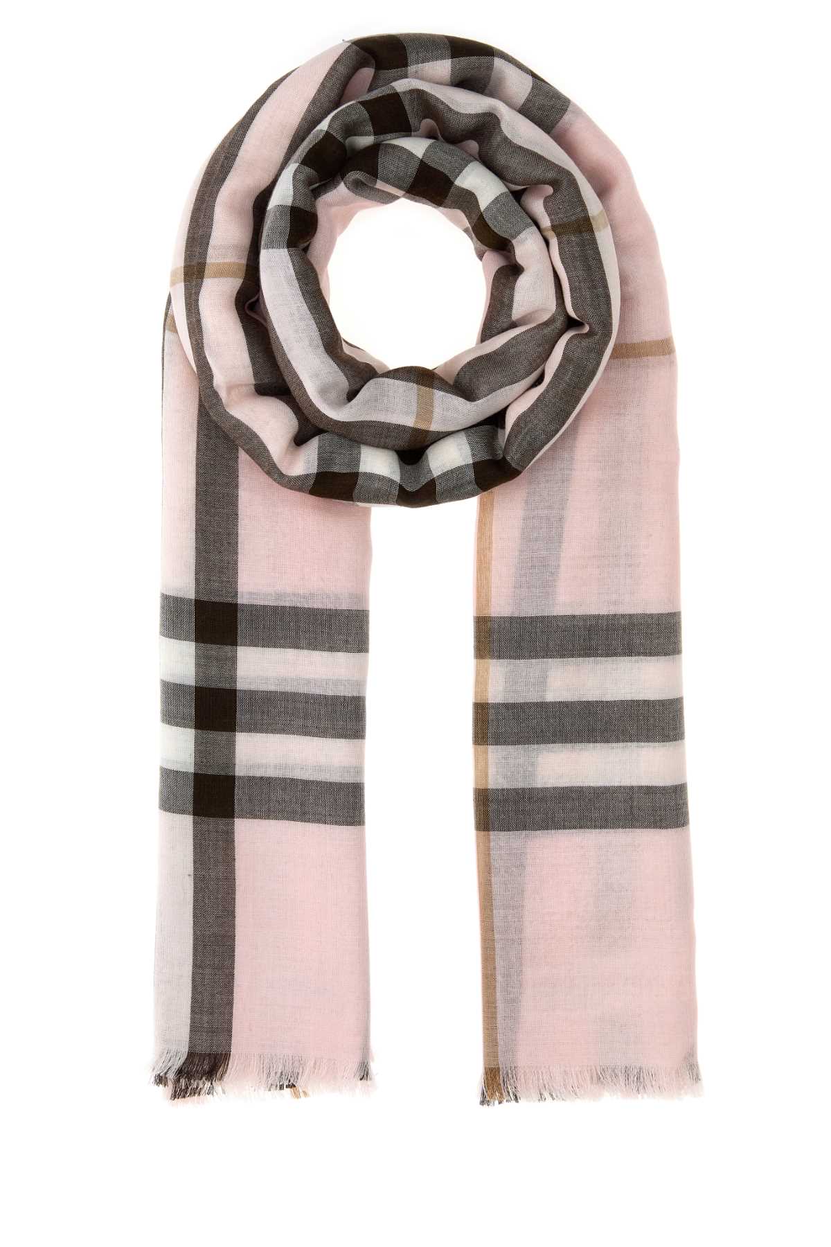 Embroidered wool blend scarf 8116747A4486 (Burberry / スカーフ・マフラー ) | Burberry (バーバリー)