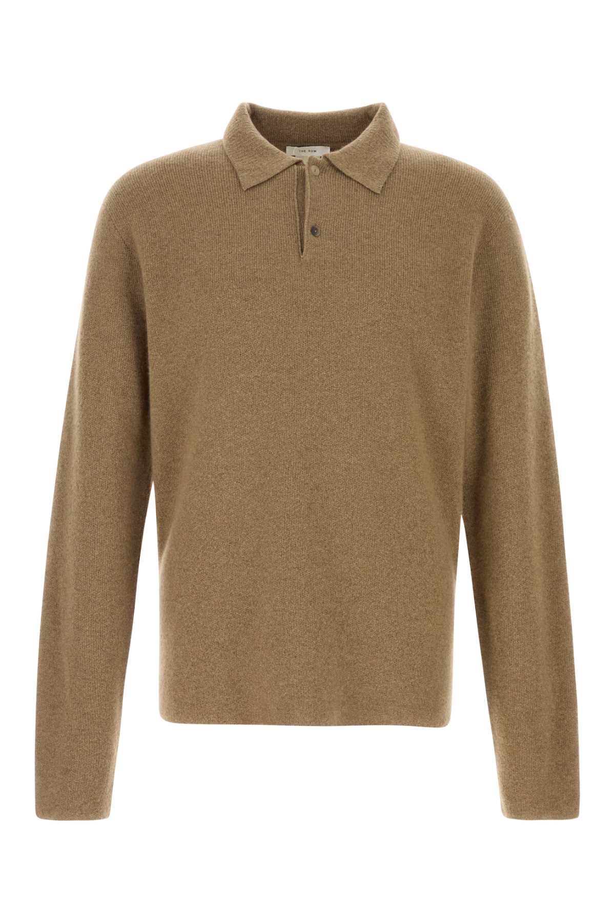 Camel cashmere Tiger polo shirt 1235Y556SML (The Row / ニット・セーター・カーディガン ) | The Row (ザ・ロウ)