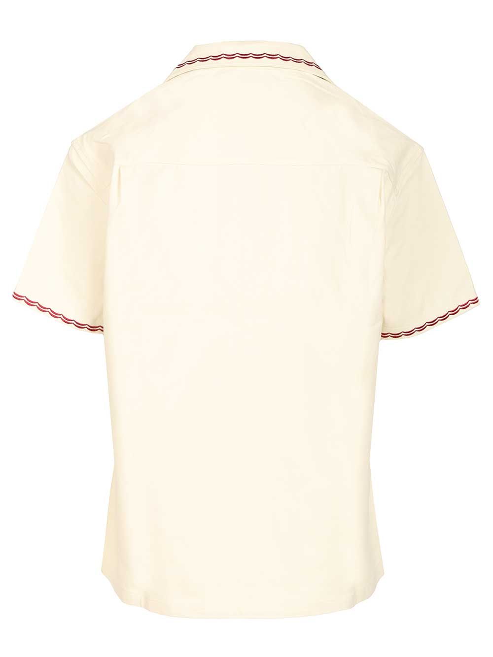 Cotton shirt JSH227CO215OW (Drôle De Monsieur / シャツ・ブラウス ) | Drôle De Monsieur (ドロールドムッシュ)(1)