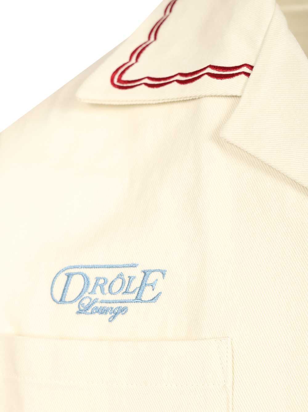 Cotton shirt JSH227CO215OW (Drôle De Monsieur / シャツ・ブラウス ) | Drôle De Monsieur (ドロールドムッシュ)(2)