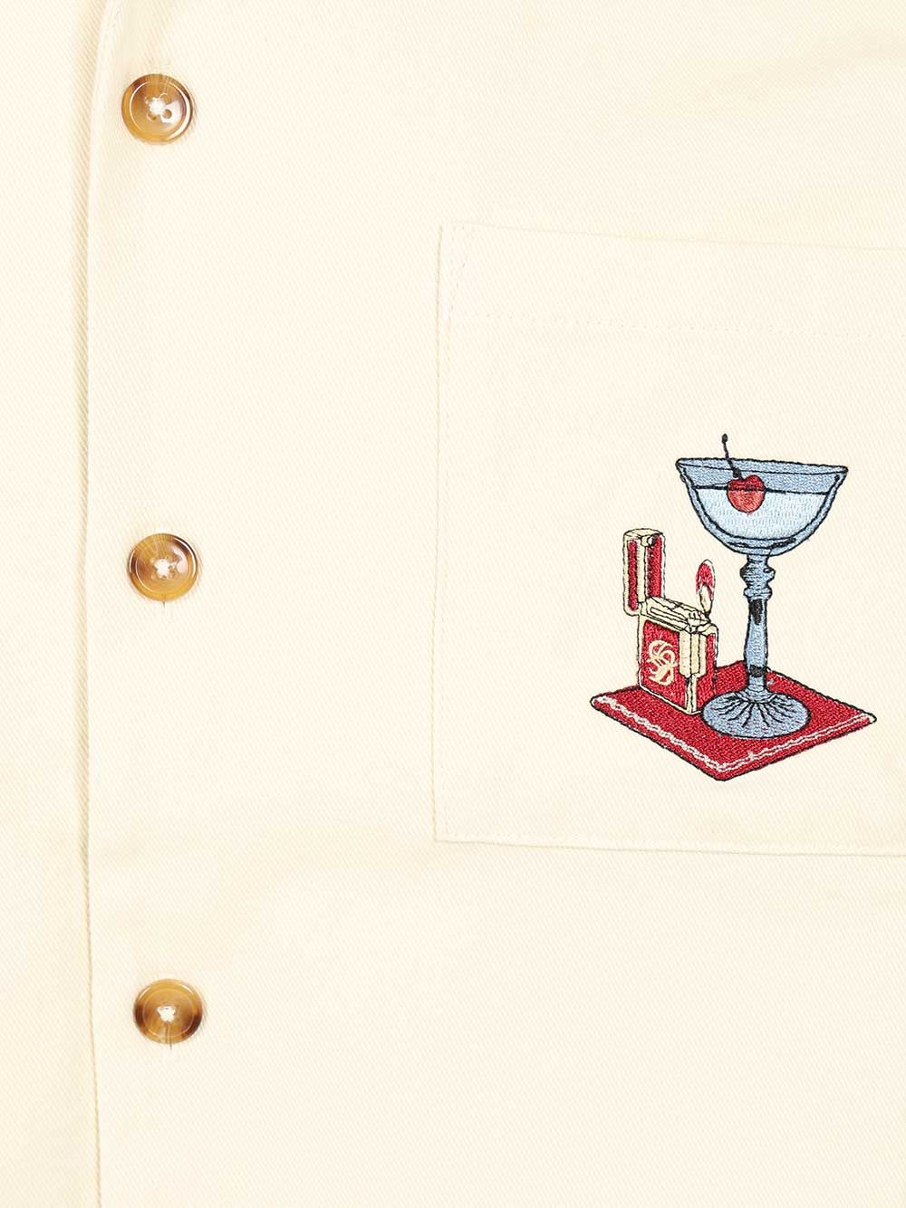 Cotton shirt JSH227CO215OW (Drôle De Monsieur / シャツ・ブラウス ) | Drôle De Monsieur (ドロールドムッシュ)(3)