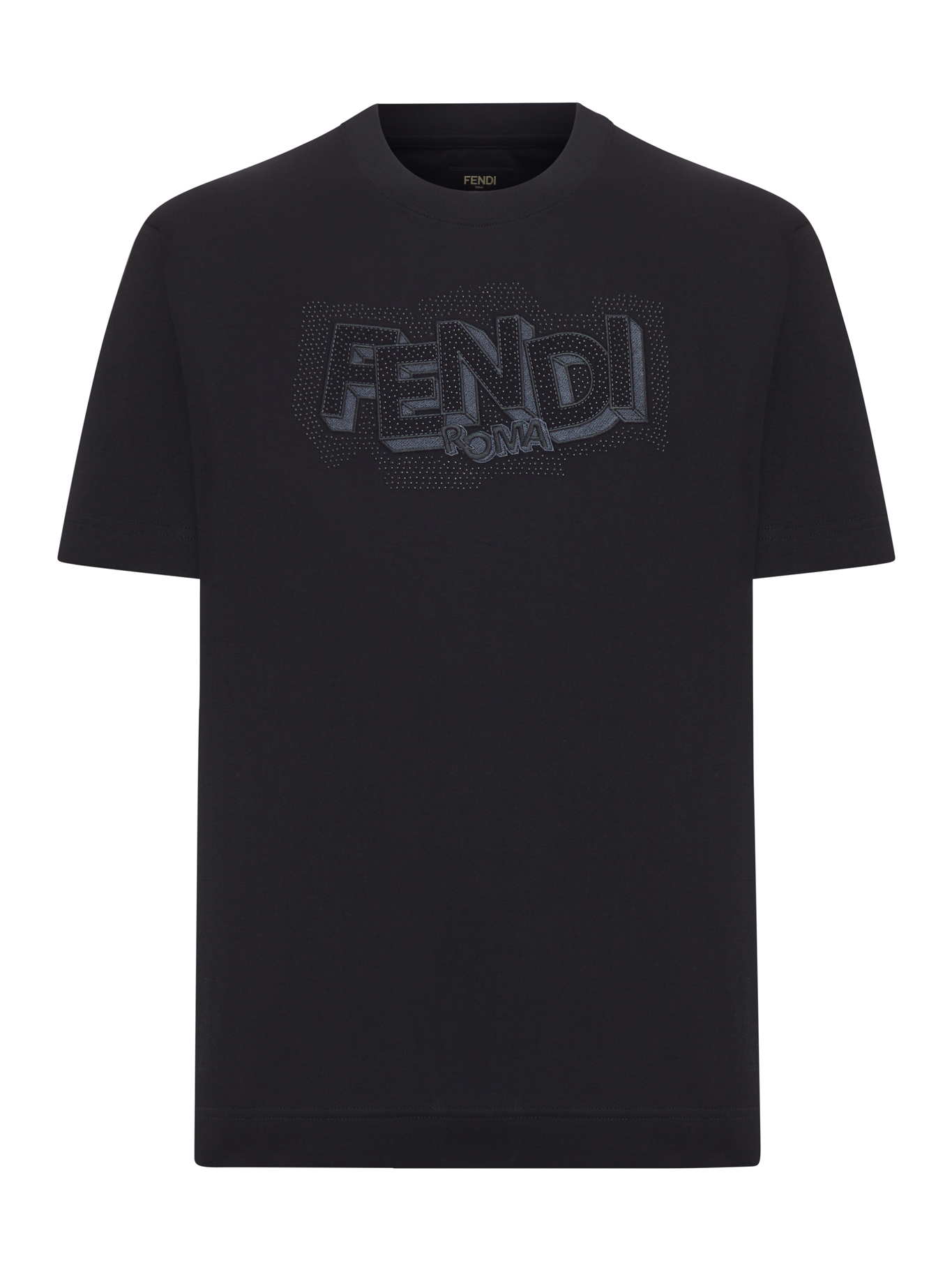 COTTON T-SHIRT WITH PRINT FY0936AW0WF0QA1 (FENDI / Tシャツ・カットソー ) | FENDI (フェンディ)