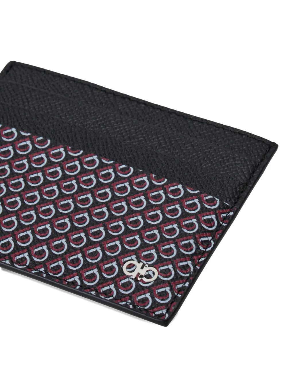 MICRO GANCIO-PRINT HAMMERED LEATHER CARD HOLDER 6614780790636NERO (FERRAGAMO / 財布・カードケース ) | FERRAGAMO (フェラガモ)(2)
