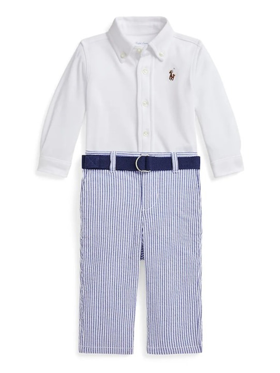 SHIRT AND PANTS SET 320978424B001WHITE (Polo Ralph Lauren / シャツ・ブラウス ) | Polo Ralph Lauren (ポロ ラルフ ローレン)
