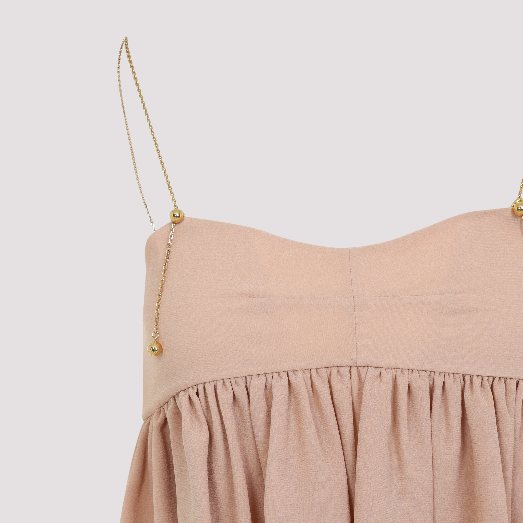 SLEEVELESS SILK GEORGETTE TOP WITH RUFFLES CH26SHT150026H7 (Chloé / タンクトップ・キャミソール ) | Chloé (クロエ)(3)