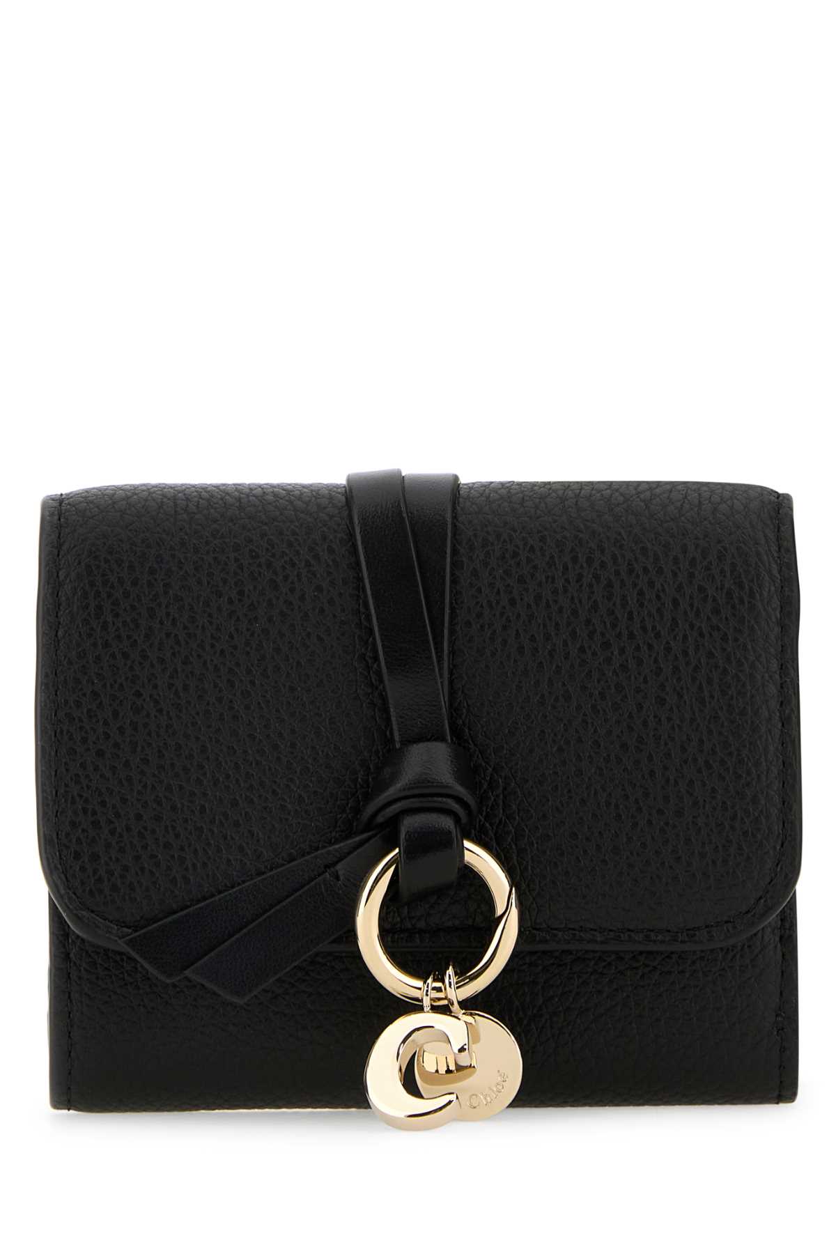 Black leather Alphabet wallet CHC21WP945F57001 (Chloé / 財布・カードケース ) | Chloé (クロエ)