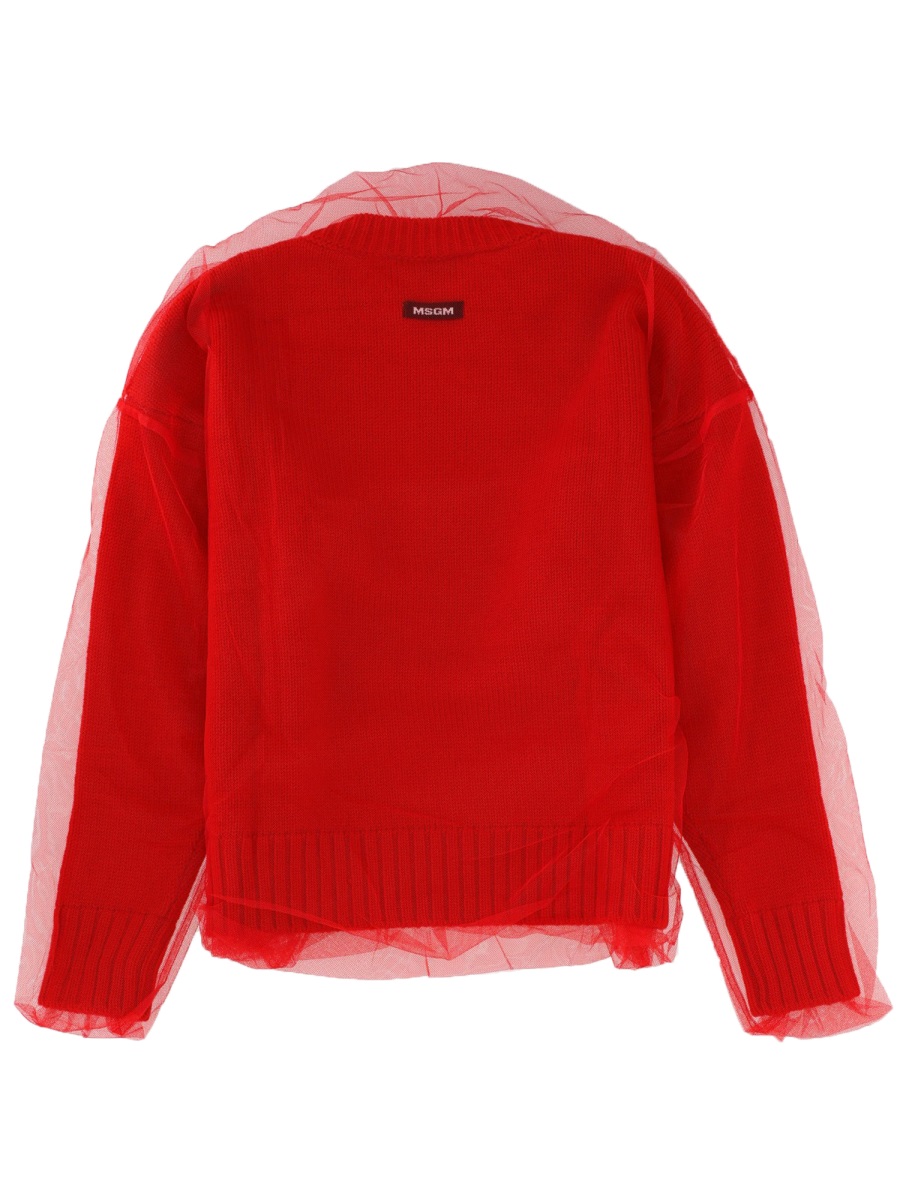 MERINO WOOL SWEATER 3942MDM20325798818 (MSGM / ニット・セーター・カーディガン ) | MSGM (エムエスジーエム)(1)
