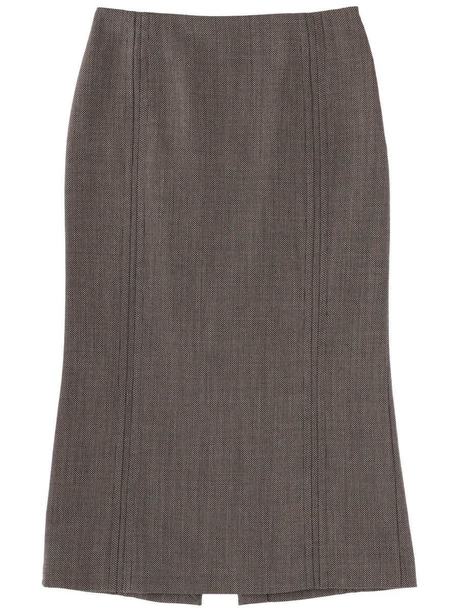 WOOL MIDI SKIRT S62ME0017M35636001F (MM6 Maison Margiela / スカート ) | MM6 Maison Margiela (エムエムシックス)