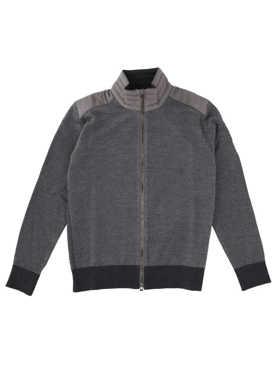 "KELBY" CARDIGAN WITH ZIPPER 105862CHARCOALMIDGREY (BELSTAFF / カジュアルジャケット ) | BELSTAFF (ベルスタッフ)