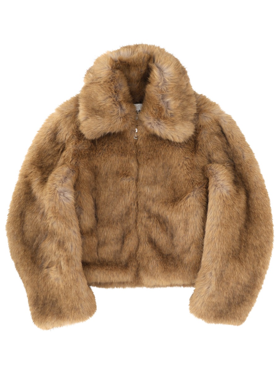 ECO FUR JACKET 3942MDH2025782224 (MSGM / レザー&ファージャケット・コート ) | MSGM (エムエスジーエム)