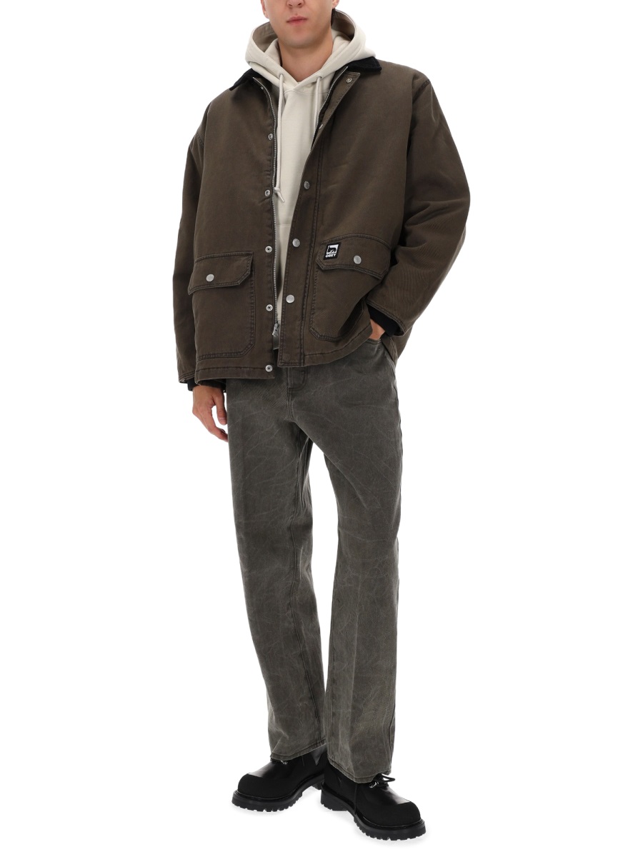 "NORTON BARN" COAT 121800606BLACKOLIVEFADEDWASH (OBEY / カジュアルジャケット ) | OBEY (オベイ)(1)