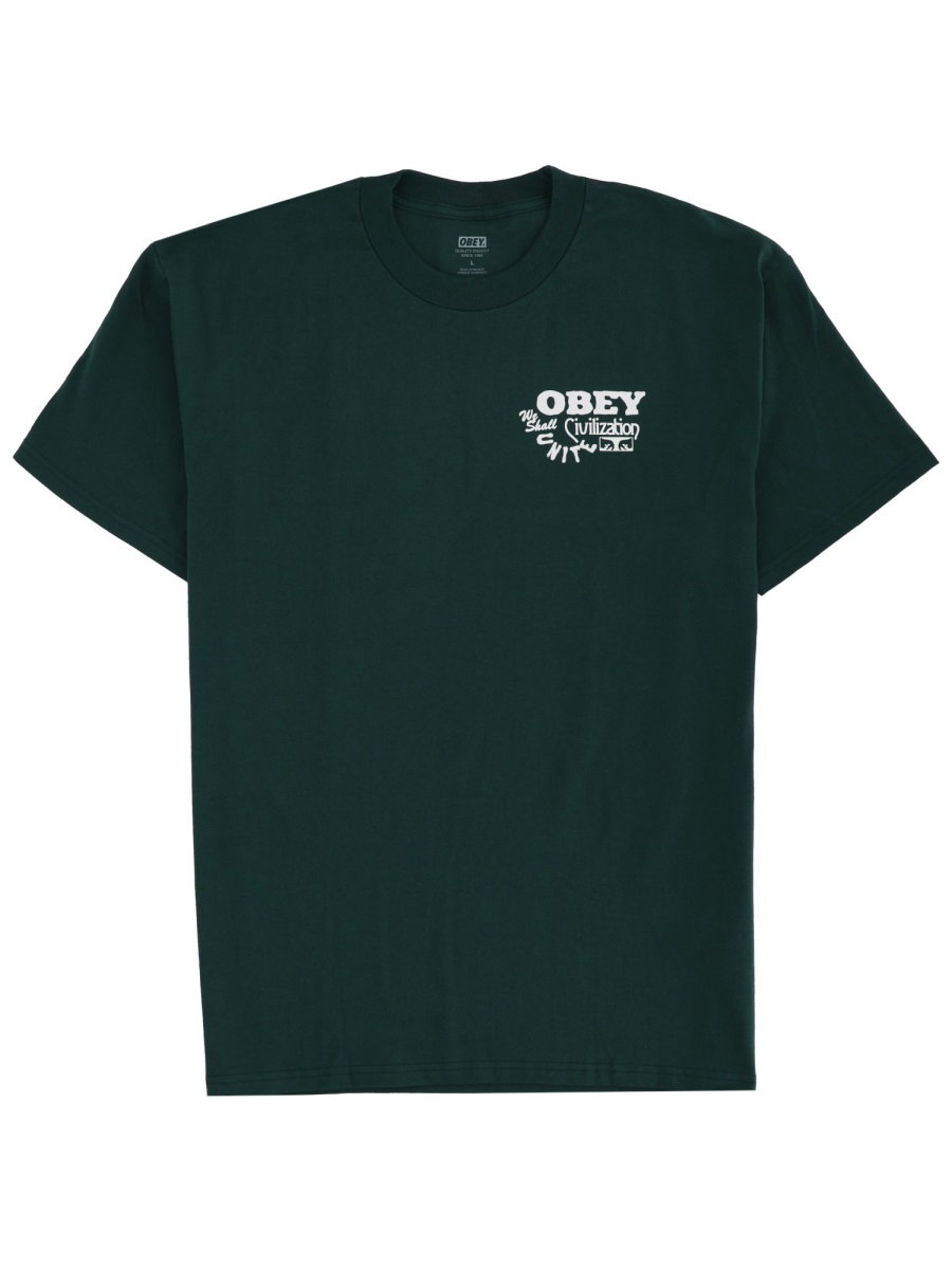 "CIVILIZATION" T-SHIRT 165264205RAINFOREST (OBEY / Tシャツ・カットソー ) | OBEY (オベイ)