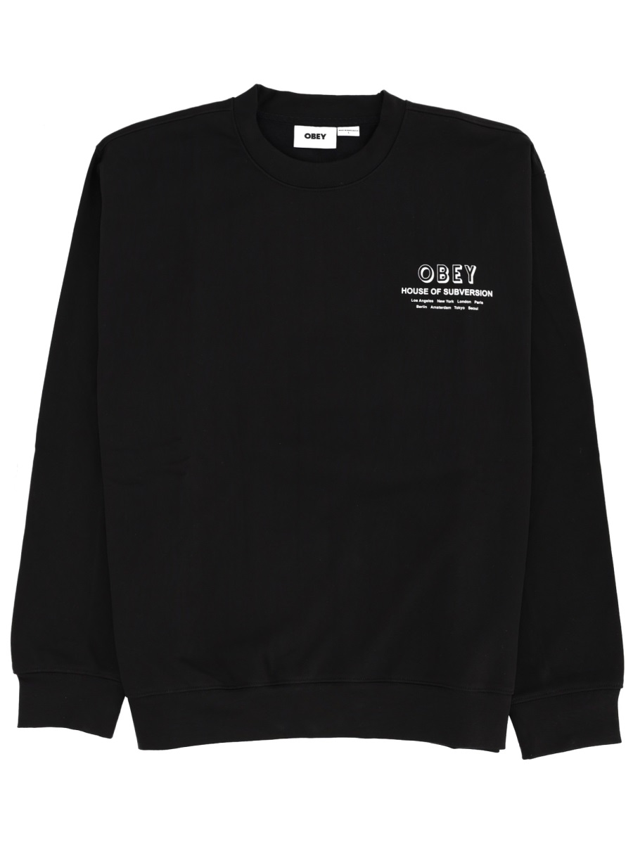 "HOUSE OF SUBVERSION" SWEATSHIRT 112864195BLACK (OBEY / スウェット・フーディー ) | OBEY (オベイ)