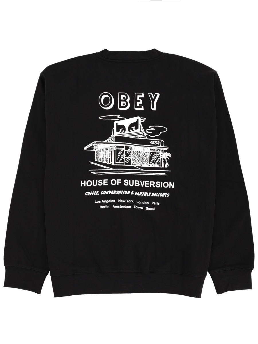 "HOUSE OF SUBVERSION" SWEATSHIRT 112864195BLACK (OBEY / スウェット・フーディー ) | OBEY (オベイ)(1)