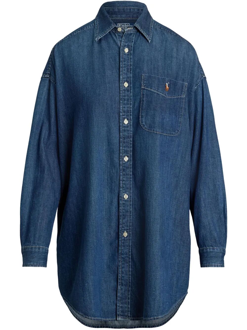 OVERSIZED FIT DENIM SHIRT 211959035001 (Polo Ralph Lauren / シャツ・ブラウス ) | Polo Ralph Lauren (ポロ ラルフ ローレン)