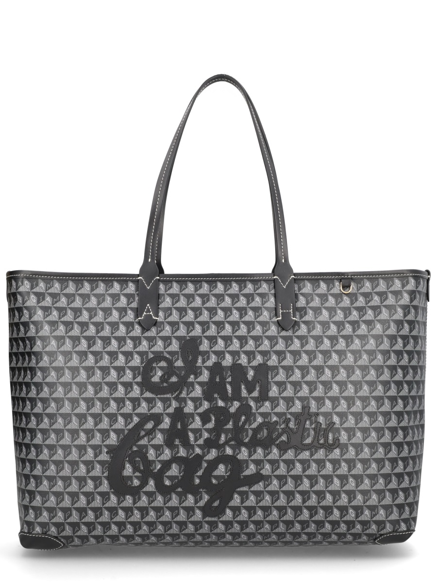 "I AM A PLASTIC BAG" BAG 205252BLACK (ANYA HINDMARCH / トートバッグ ) | ANYA HINDMARCH (アニヤ・ハインドマーチ)